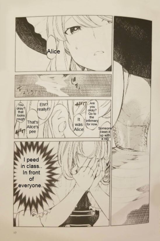 I want to go to the bathroom! Alice version