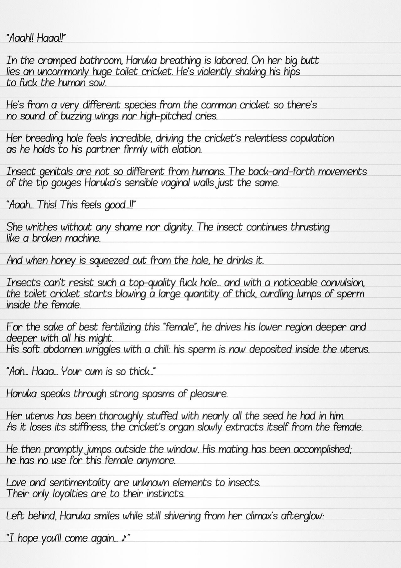 [Tiba-Santi (Misuke)] Misuke's Short Stories 5 - Haruka & Vermin 2 (ToHeart2 Dungeon Travelers)