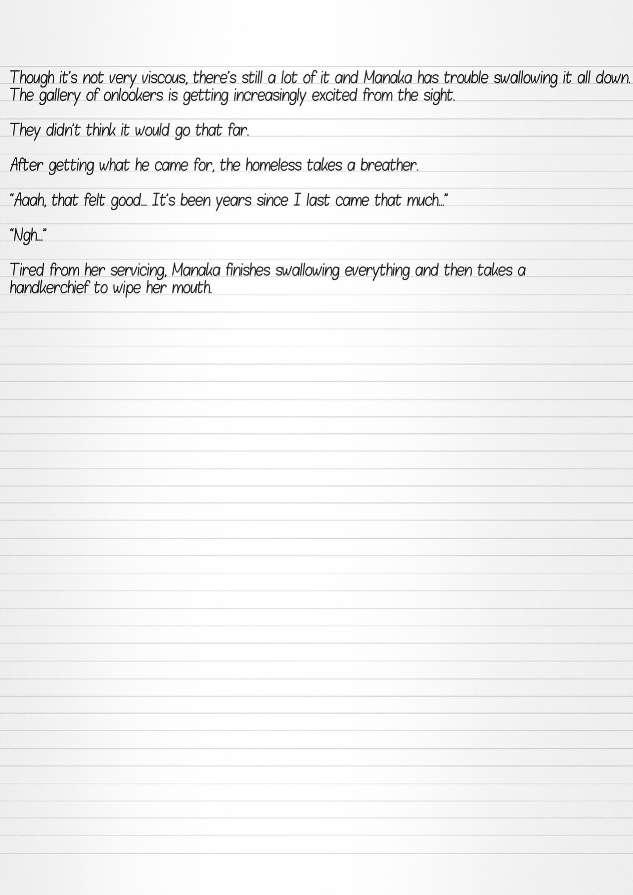 [Tiba-Santi (Misuke)] Misuke's Short Stories 6 - Manaka & the Homeless (ToHeart2 Dungeon Travelers)