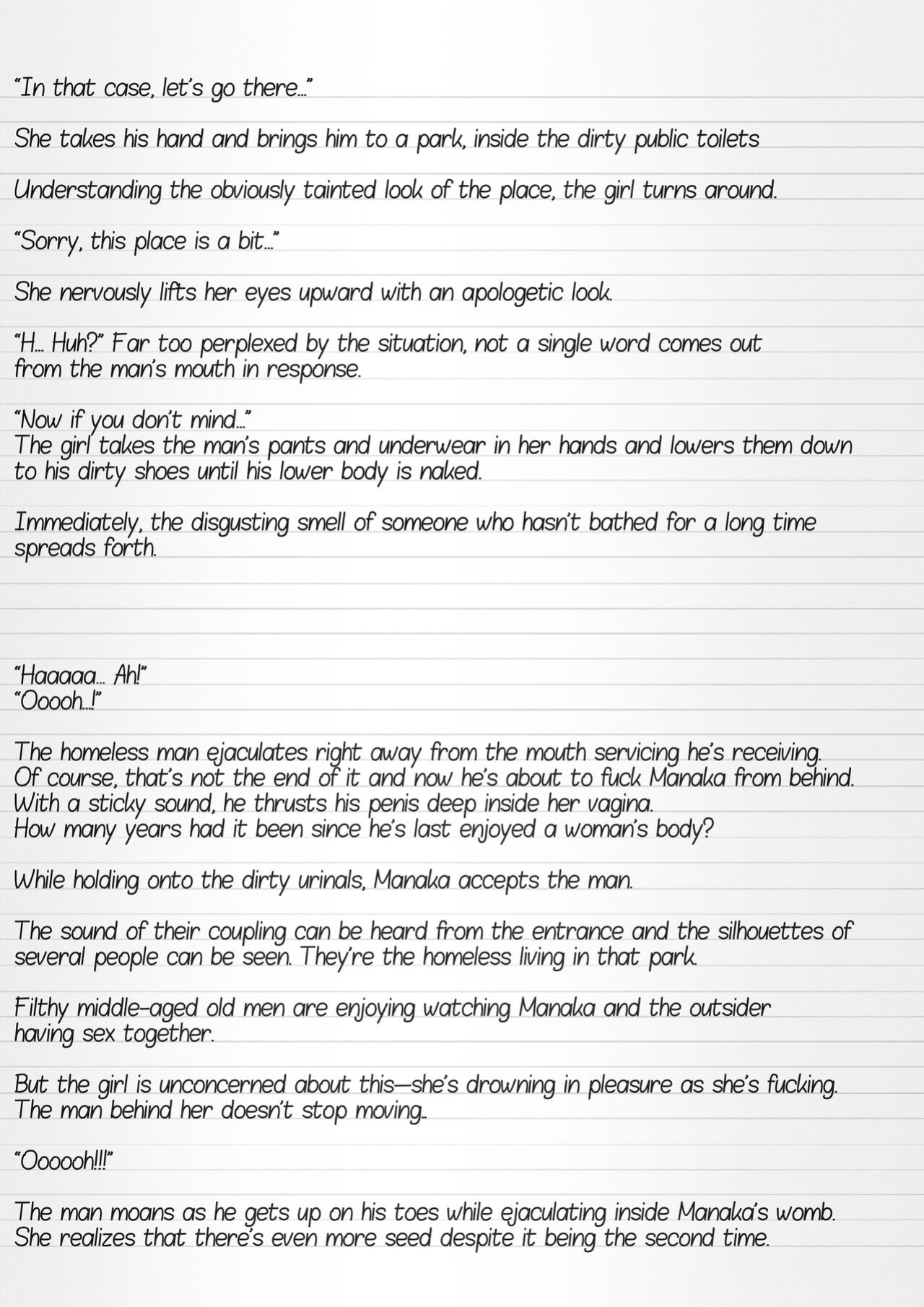 [Tiba-Santi (Misuke)] Misuke's Short Stories 6 - Manaka & the Homeless (ToHeart2 Dungeon Travelers)