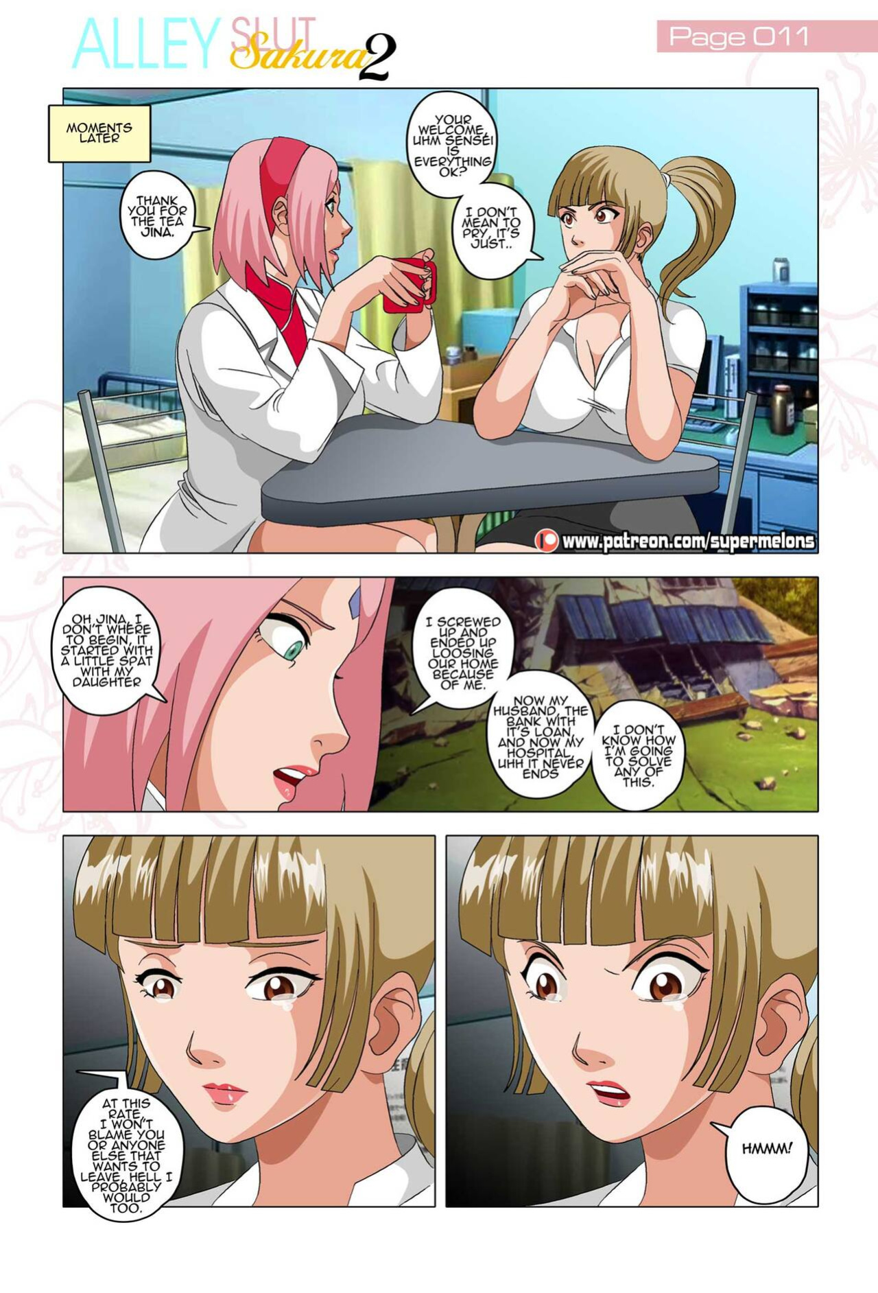 [Super Melons] Alley Slut Sakura 2 [ENG]
