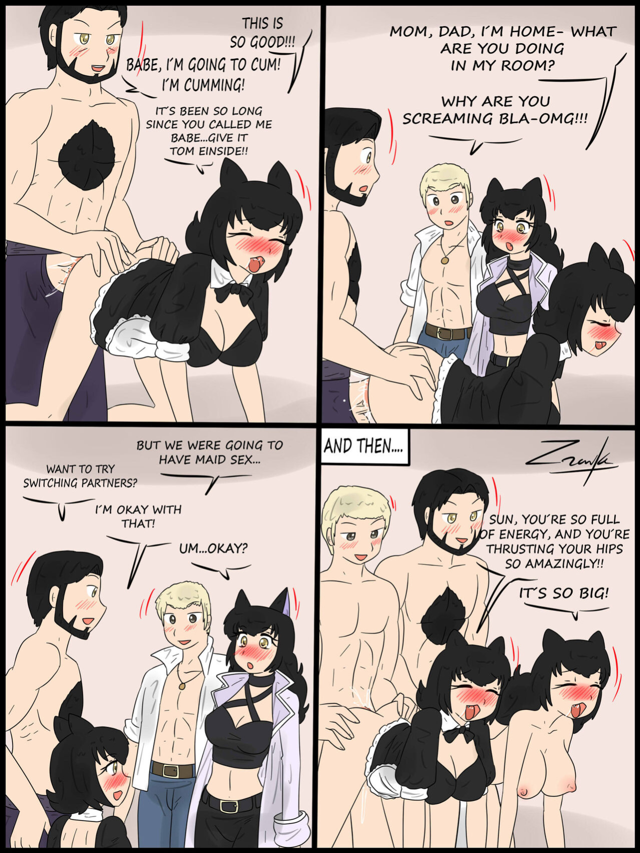 [Zronku] Kali Tries Being Maid [english]