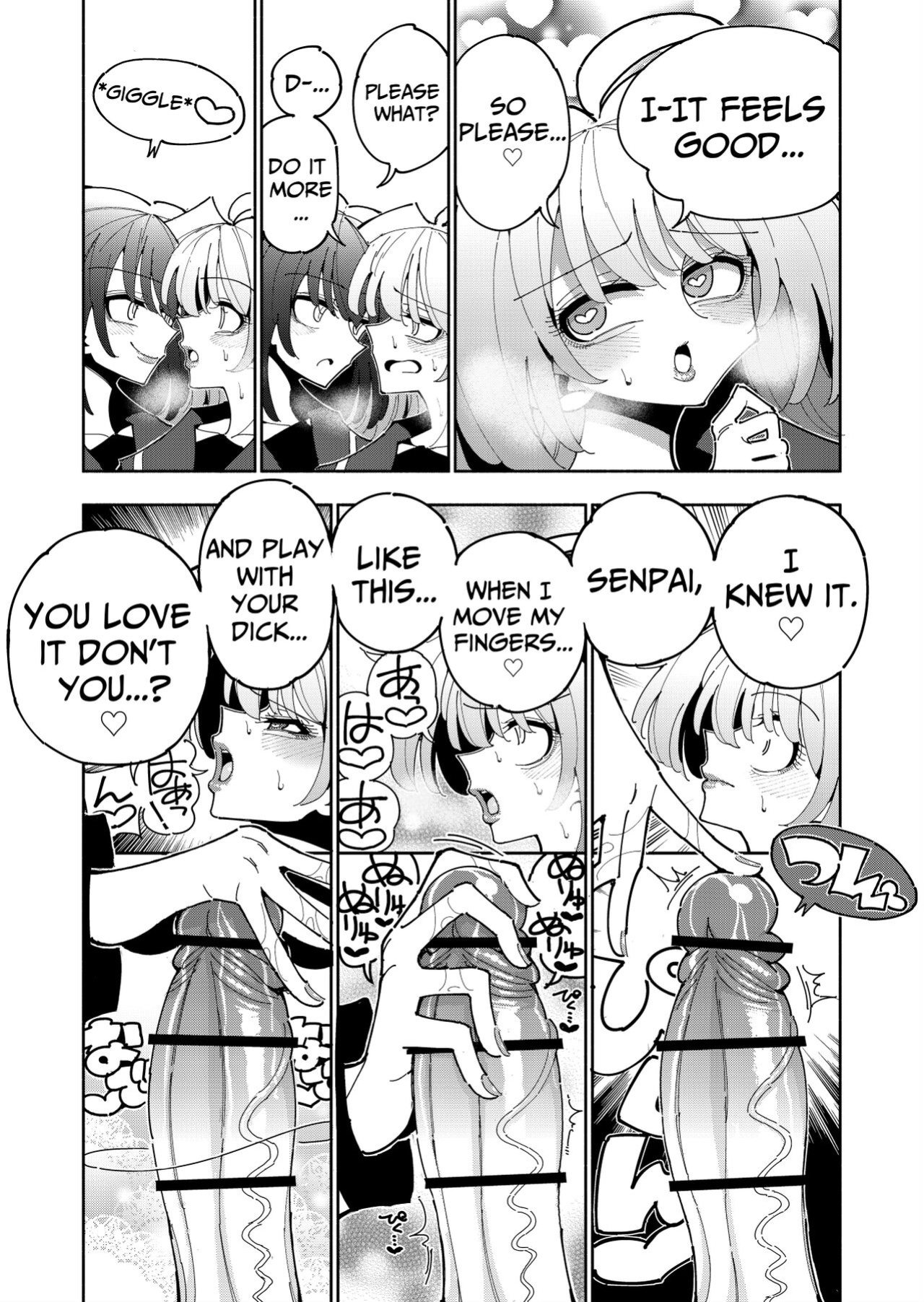 [7 Colored LED (Nekonso)] Shizuku to Shiori-Senpai ga Akuochi Futanari Kaizou Sareta node Watashi ga Shasei o Kanri Shimasu!- 2 | Shizuku & Shiori ~It's Up to Me To Service Futanari-modified Senpai!~ 2 [Pink Glass TL]