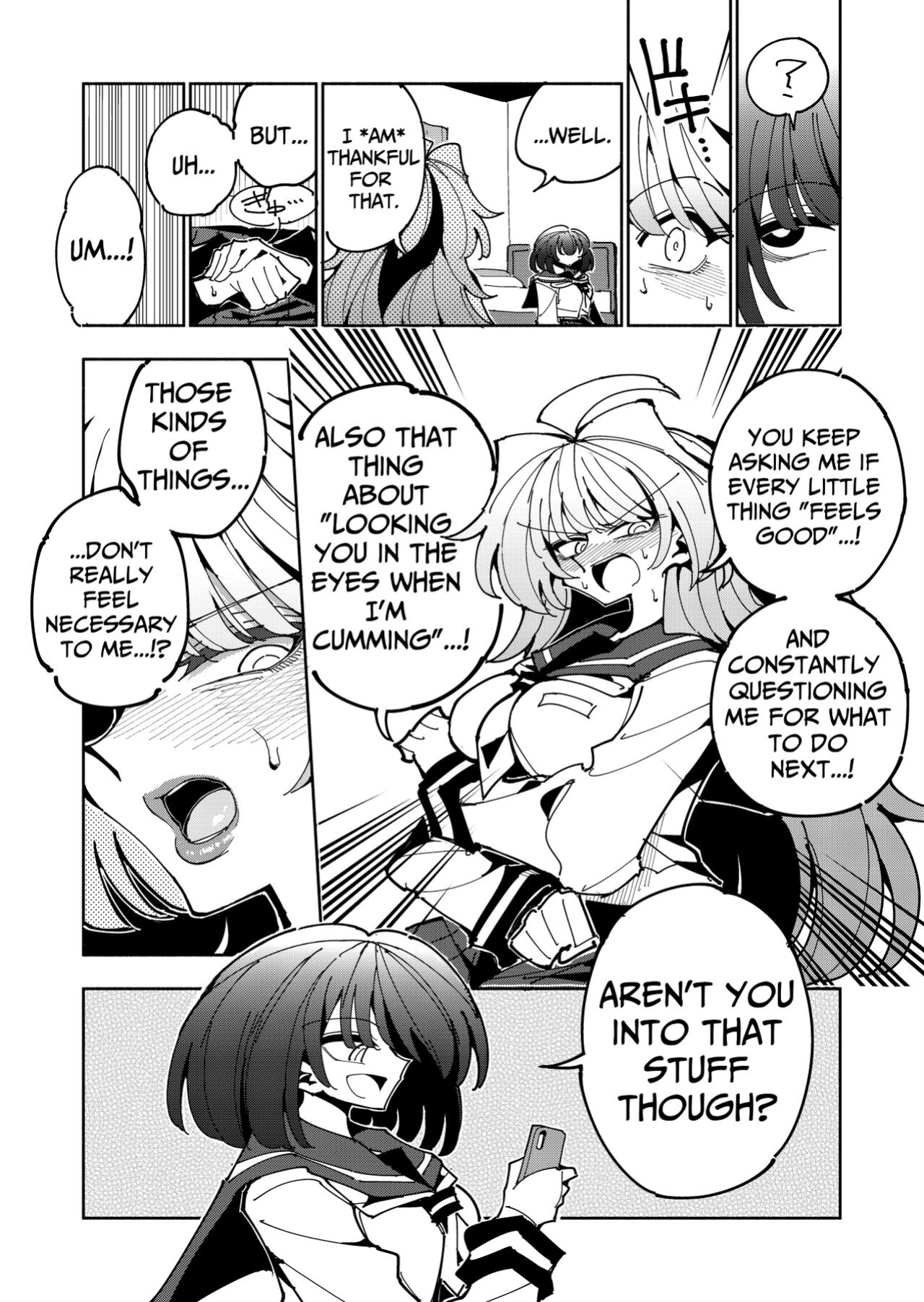 [7 Colored LED (Nekonso)] Shizuku to Shiori-Senpai ga Akuochi Futanari Kaizou Sareta node Watashi ga Shasei o Kanri Shimasu!- 2 | Shizuku & Shiori ~It's Up to Me To Service Futanari-modified Senpai!~ 2 [Pink Glass TL]