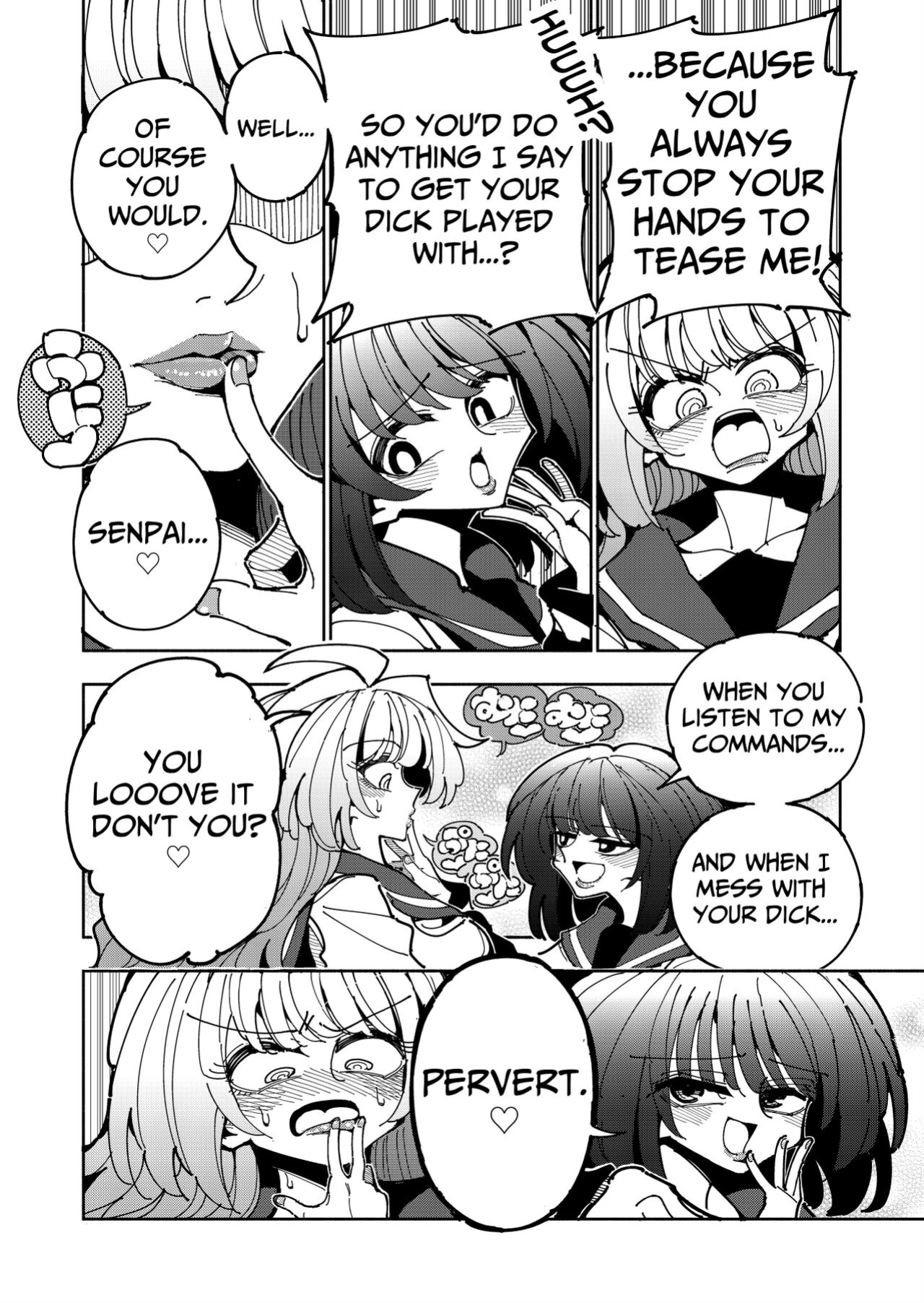 [7 Colored LED (Nekonso)] Shizuku to Shiori-Senpai ga Akuochi Futanari Kaizou Sareta node Watashi ga Shasei o Kanri Shimasu!- 2 | Shizuku & Shiori ~It's Up to Me To Service Futanari-modified Senpai!~ 2 [Pink Glass TL]
