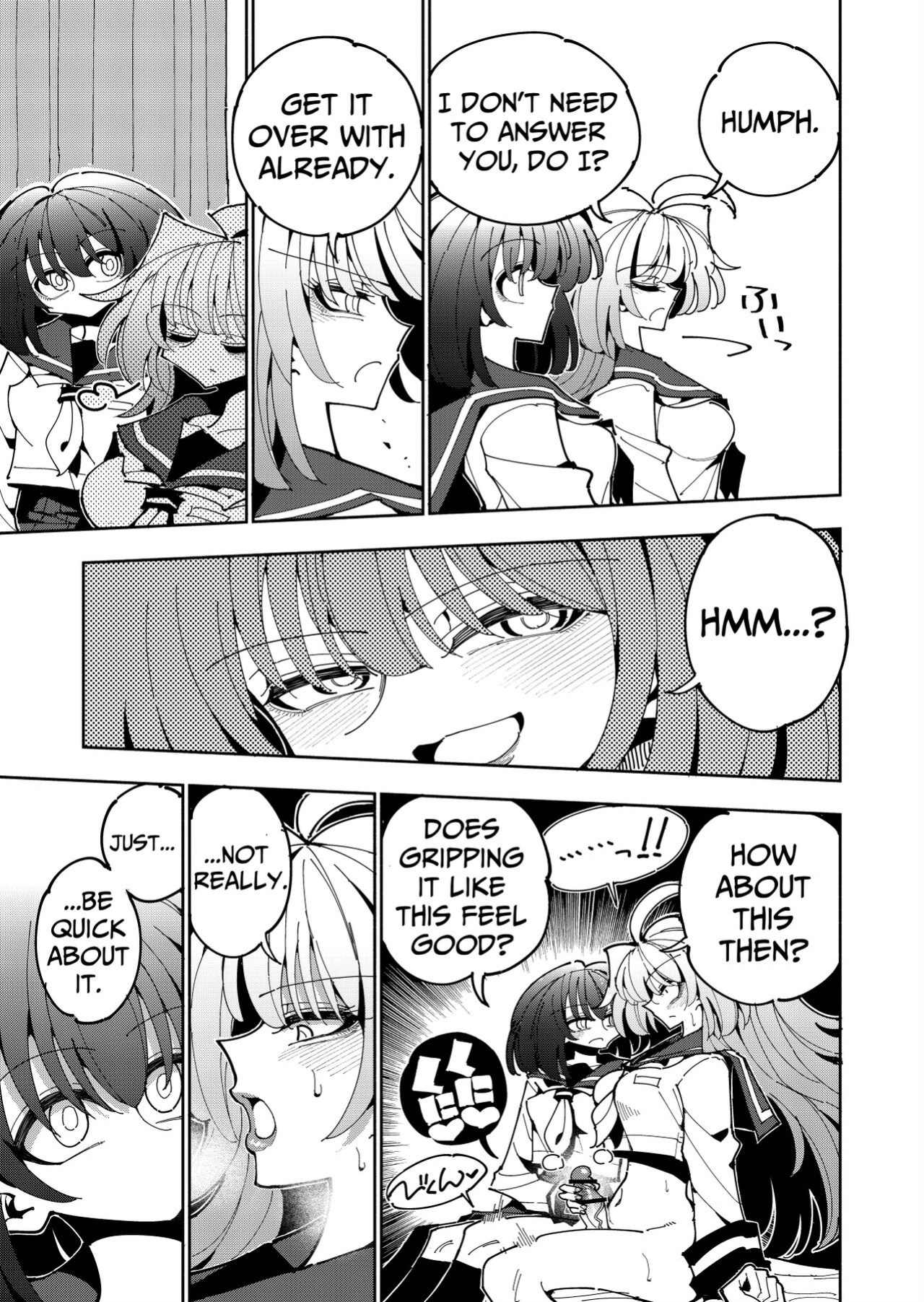 [7 Colored LED (Nekonso)] Shizuku to Shiori-Senpai ga Akuochi Futanari Kaizou Sareta node Watashi ga Shasei o Kanri Shimasu!- 2 | Shizuku & Shiori ~It's Up to Me To Service Futanari-modified Senpai!~ 2 [Pink Glass TL]