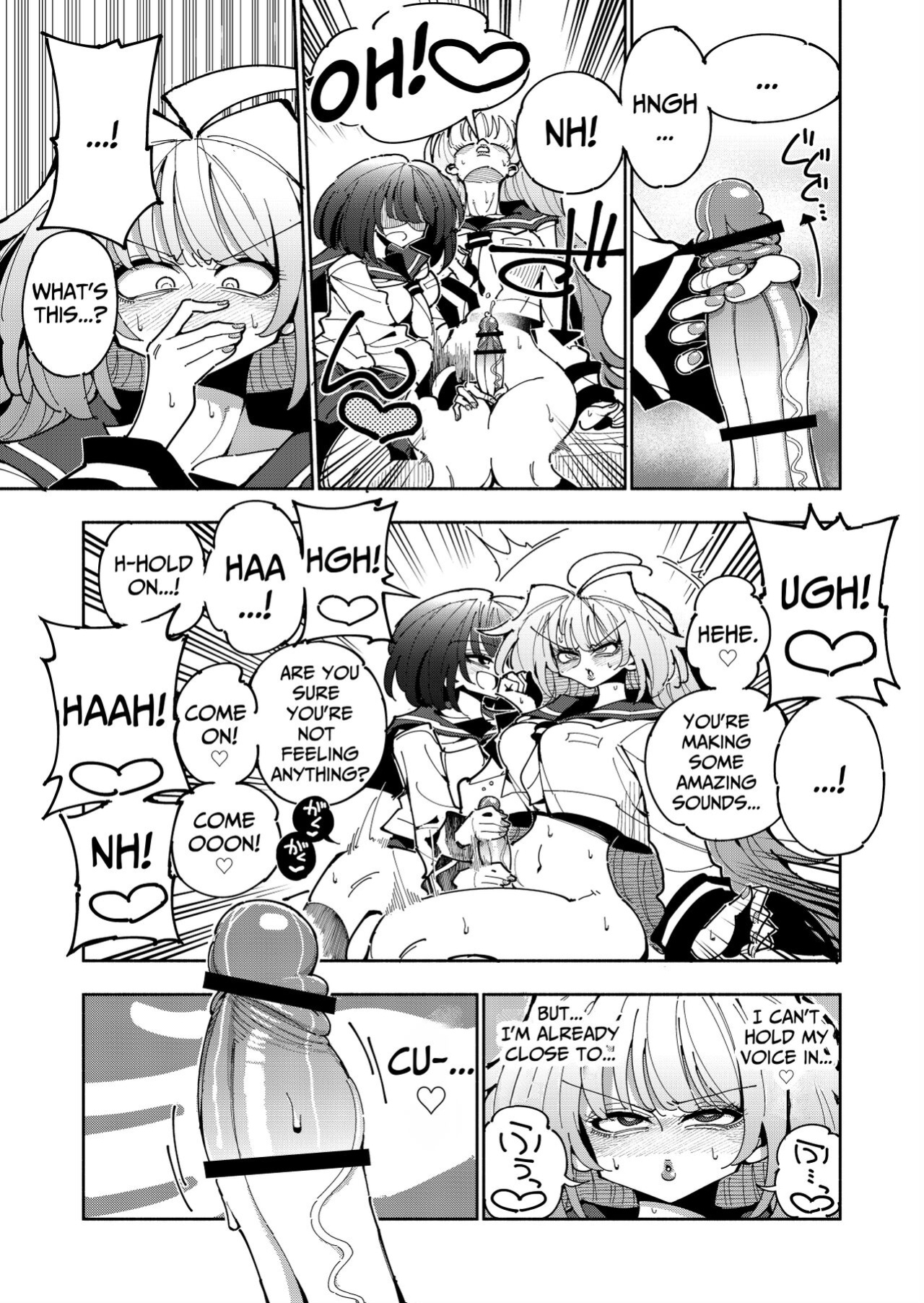 [7 Colored LED (Nekonso)] Shizuku to Shiori-Senpai ga Akuochi Futanari Kaizou Sareta node Watashi ga Shasei o Kanri Shimasu!- 2 | Shizuku & Shiori ~It's Up to Me To Service Futanari-modified Senpai!~ 2 [Pink Glass TL]