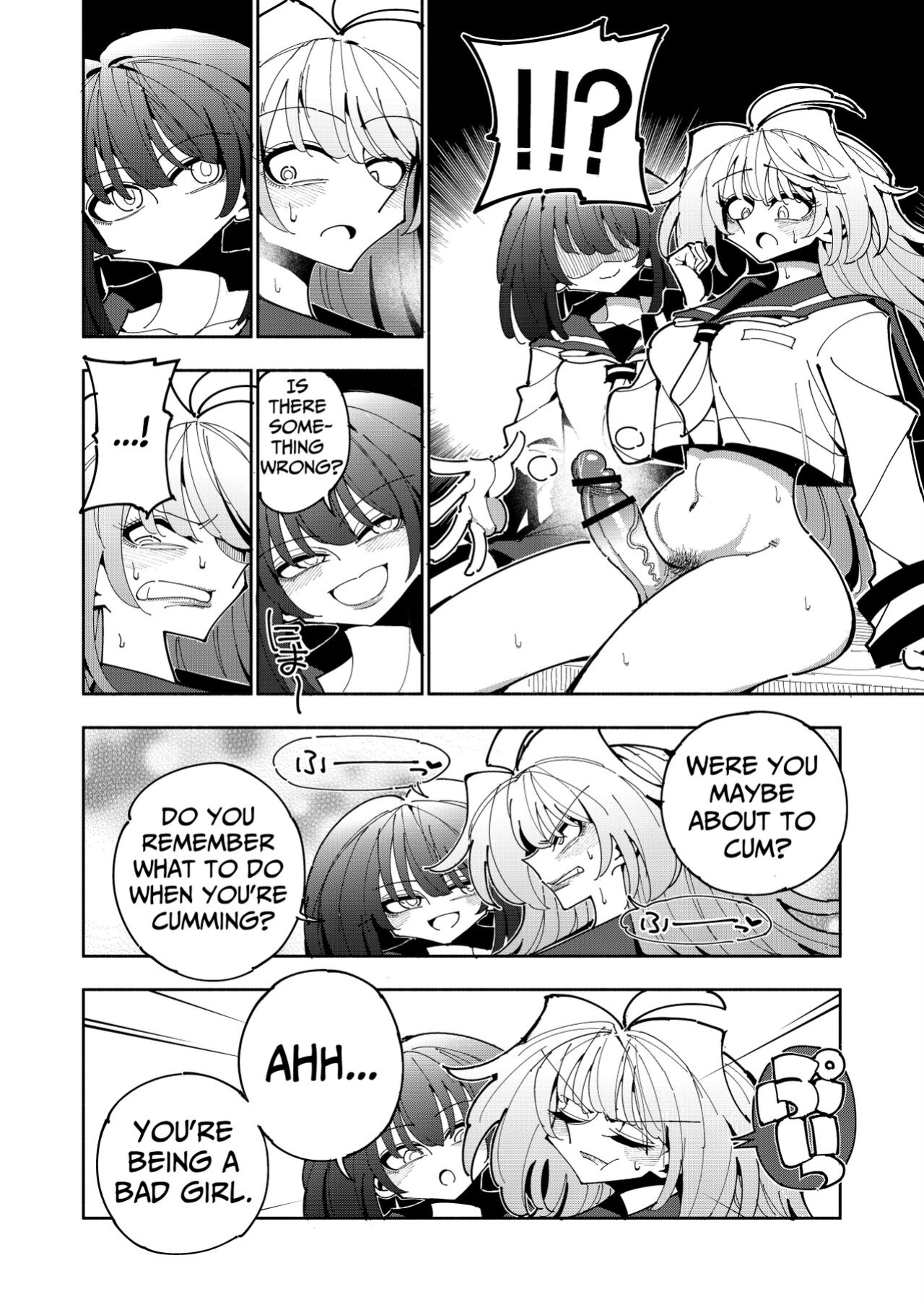 [7 Colored LED (Nekonso)] Shizuku to Shiori-Senpai ga Akuochi Futanari Kaizou Sareta node Watashi ga Shasei o Kanri Shimasu!- 2 | Shizuku & Shiori ~It's Up to Me To Service Futanari-modified Senpai!~ 2 [Pink Glass TL]