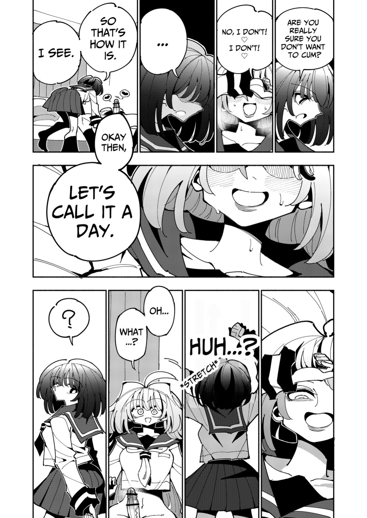 [7 Colored LED (Nekonso)] Shizuku to Shiori-Senpai ga Akuochi Futanari Kaizou Sareta node Watashi ga Shasei o Kanri Shimasu!- 2 | Shizuku & Shiori ~It's Up to Me To Service Futanari-modified Senpai!~ 2 [Pink Glass TL]