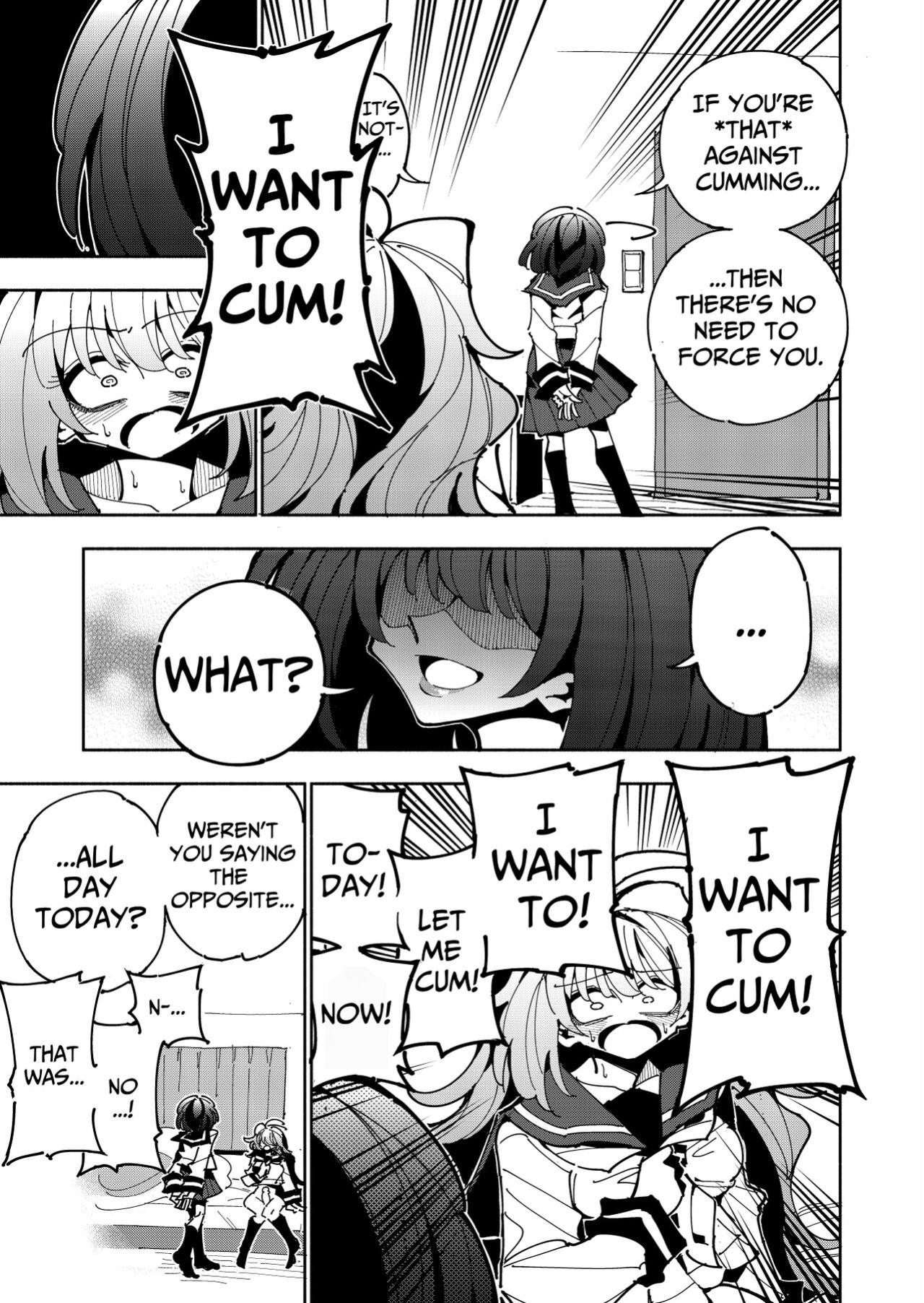 [7 Colored LED (Nekonso)] Shizuku to Shiori-Senpai ga Akuochi Futanari Kaizou Sareta node Watashi ga Shasei o Kanri Shimasu!- 2 | Shizuku & Shiori ~It's Up to Me To Service Futanari-modified Senpai!~ 2 [Pink Glass TL]
