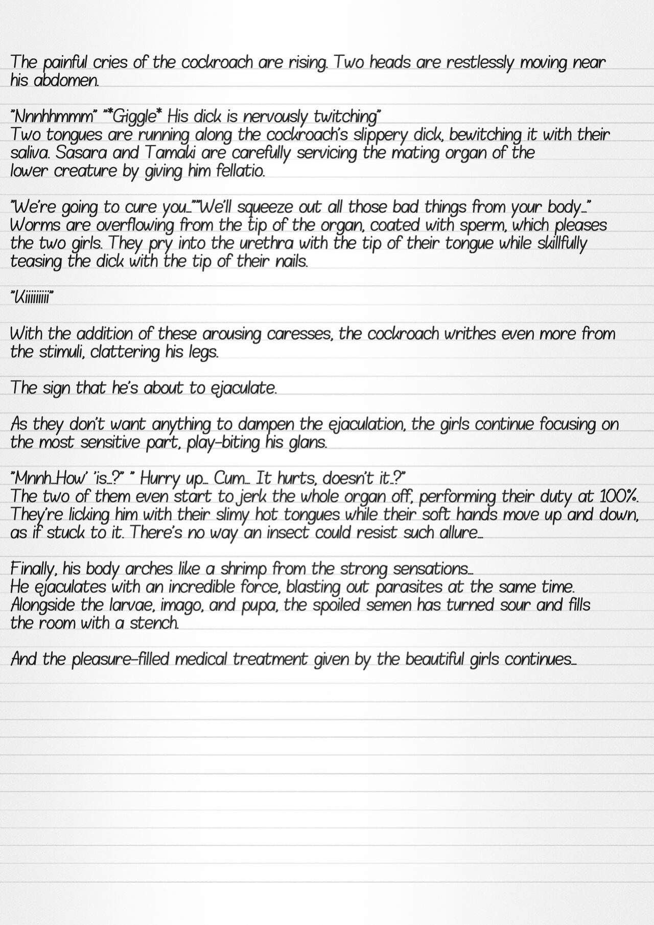 [Tiba-Santi (Misuke)] Misuke's Short Stories 8 - Parasitized Cockroach (ToHeart2 Dungeon Travelers)