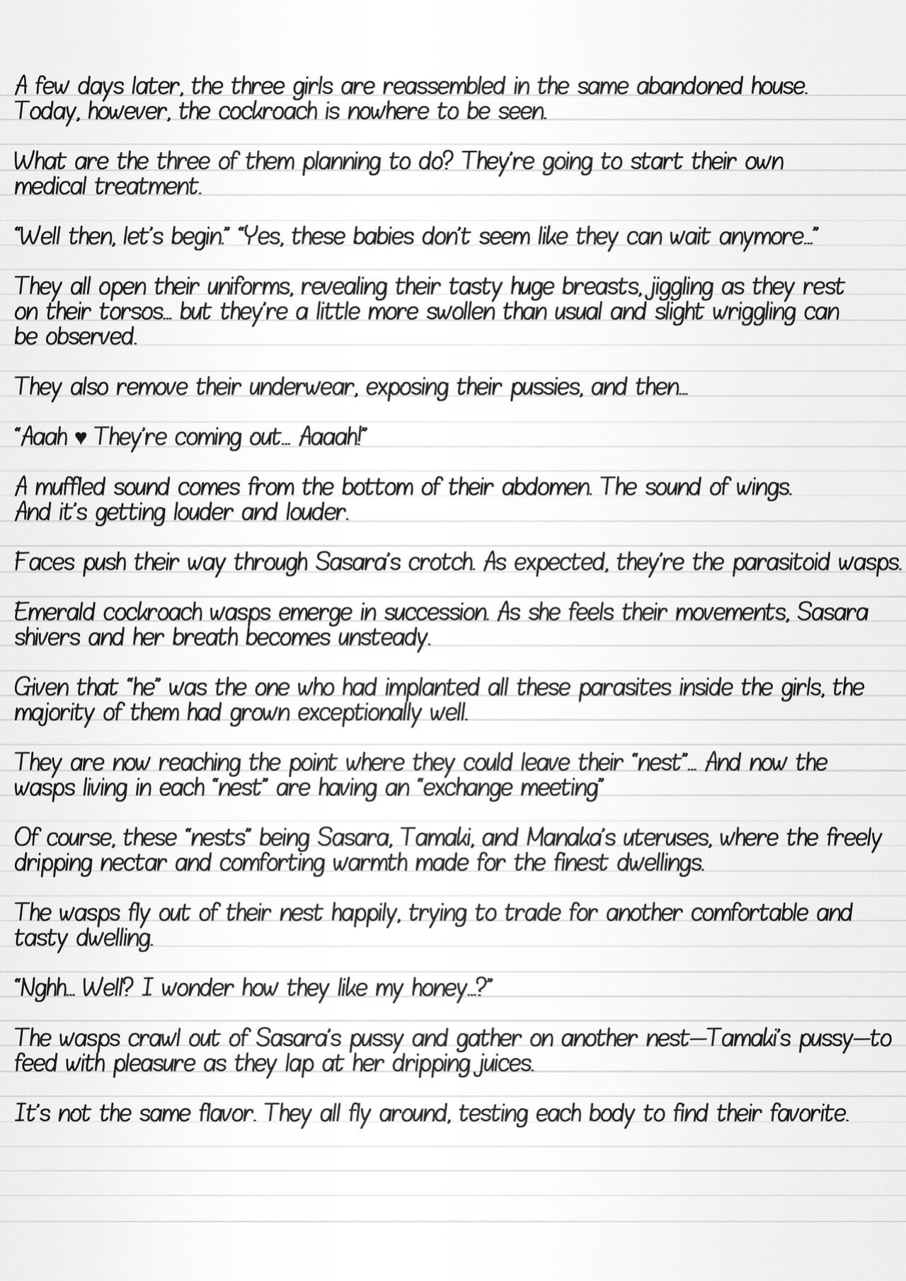 [Tiba-Santi (Misuke)] Misuke's Short Stories 8 - Parasitized Cockroach (ToHeart2 Dungeon Travelers)