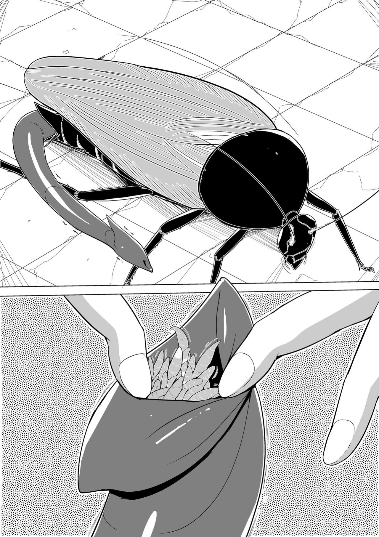 [Tiba-Santi (Misuke)] Misuke's Short Stories 8 - Parasitized Cockroach (ToHeart2 Dungeon Travelers)