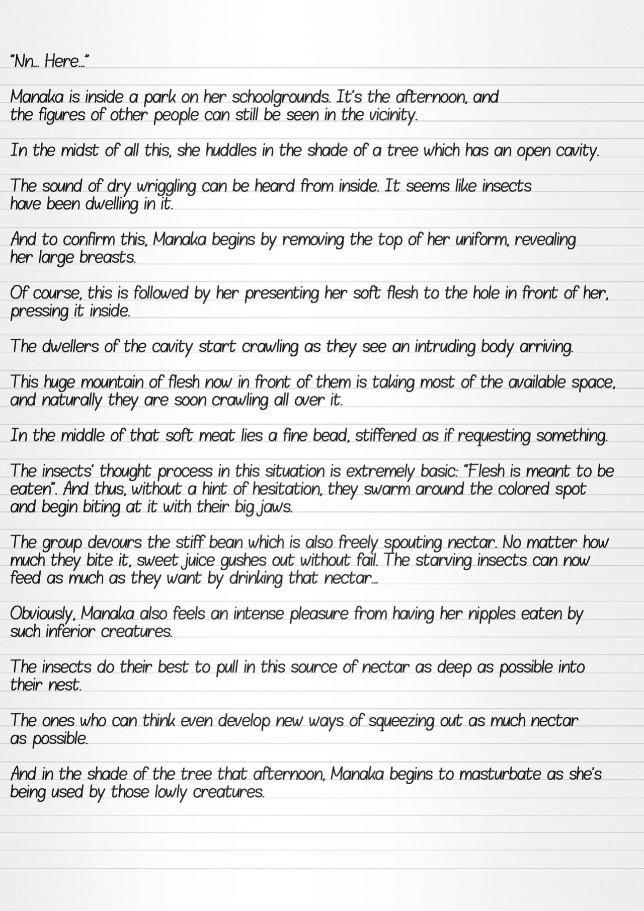 [Tiba-Santi (Misuke)] Misuke's Short Stories 9 - Playing with Insect Bait (ToHeart2 Dungeon Travelers)