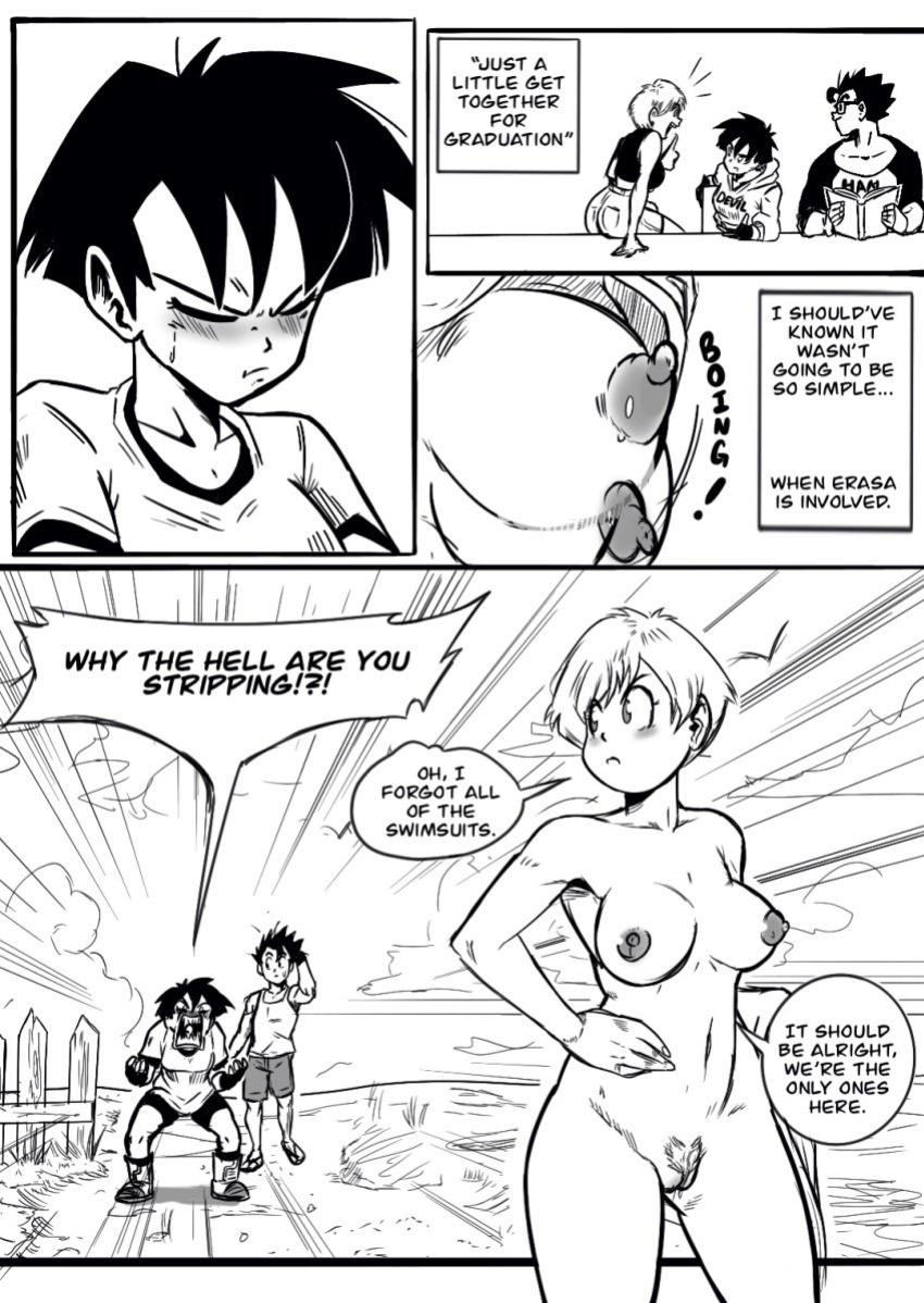 [lemonjoojoo] Look at Me (Gohan x Videl X Erazsa]) plus extra image