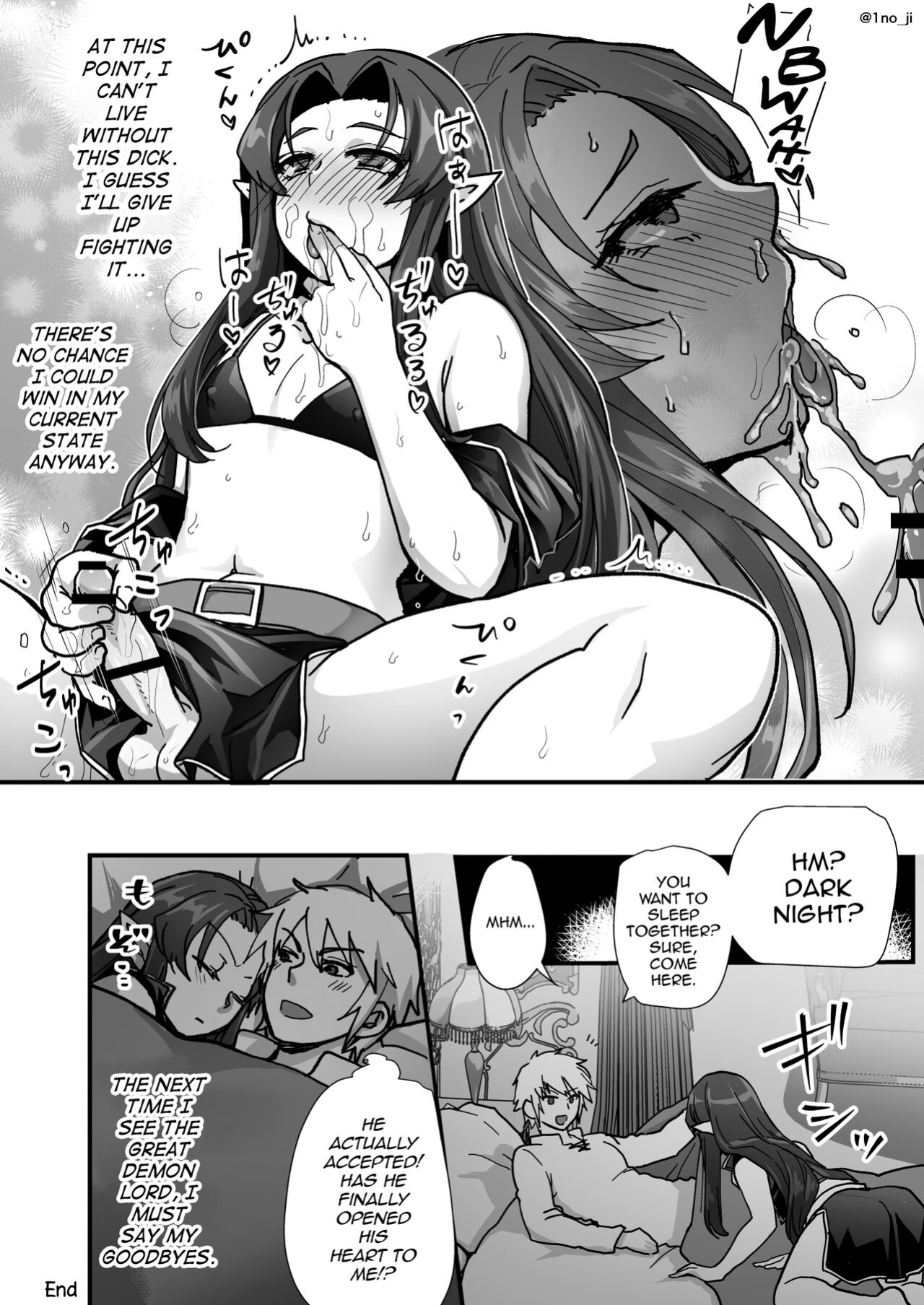 [Orgasm Slap (Ichino Miruku)] Maou-gun no Moto Kanbu ga Yuusha ni Makete Mesu ni Sareru Hanashi 2 [mysterymeat3]