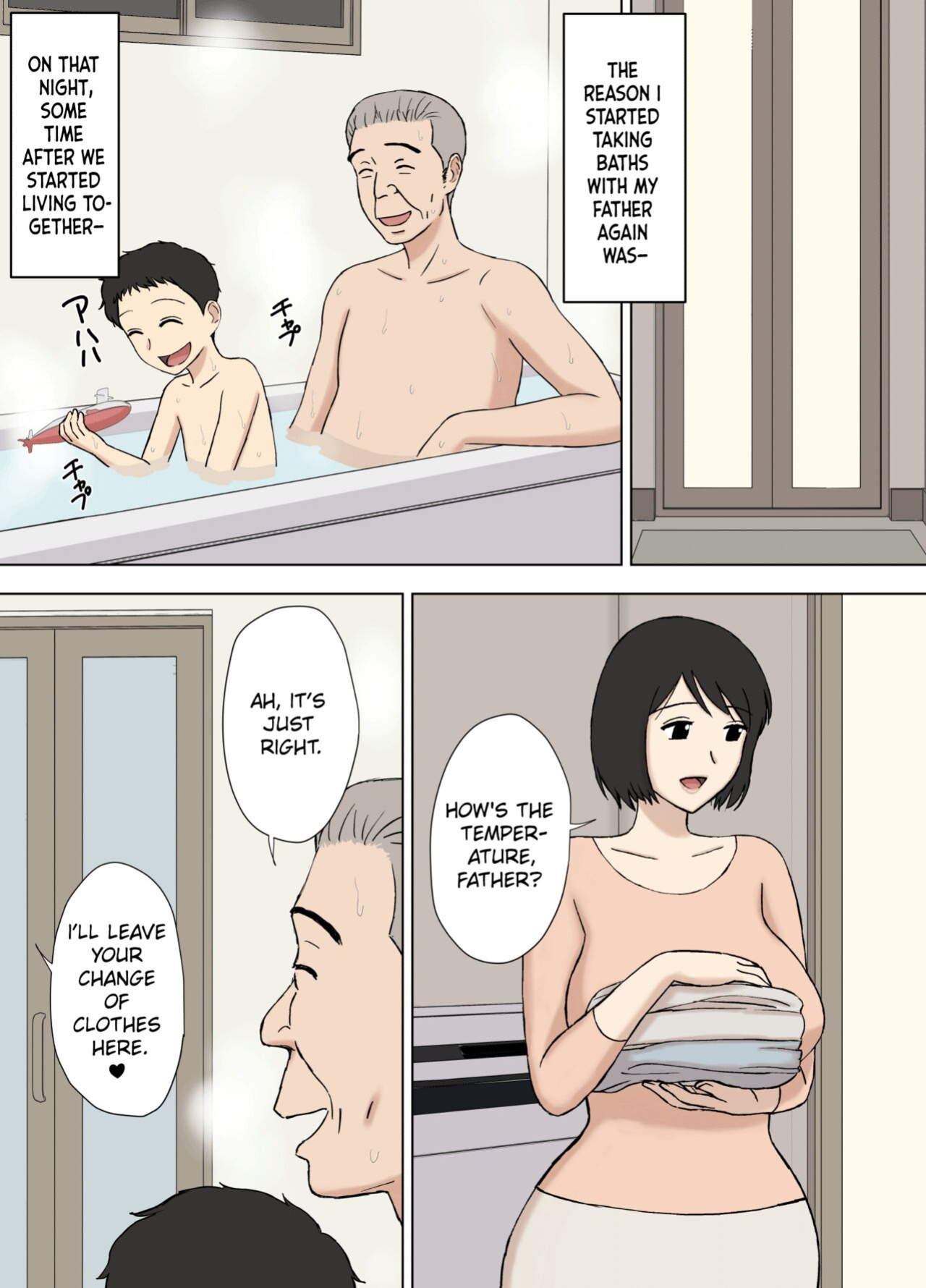[Urakan] Tsuma ga Ore no Oyaji to Issho ni Furo ni Haitte irun daga.. 2 | My Wife is Taking a Bath With My Father.. 2 [Chalklog]