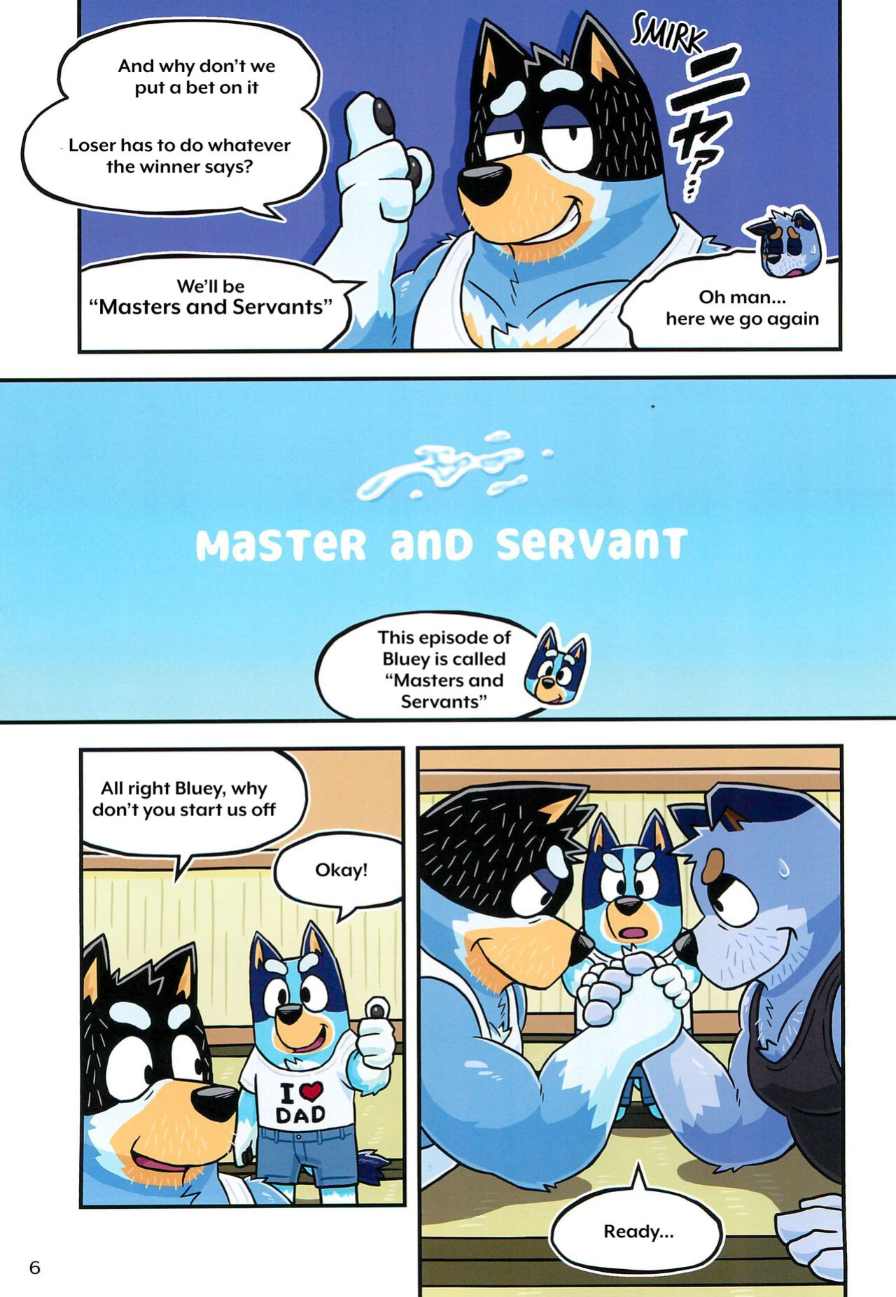 (Kansai Kemoket 9) [Untendou (Kajimaru)] When the lil' brother beats the big brother (Bluey)