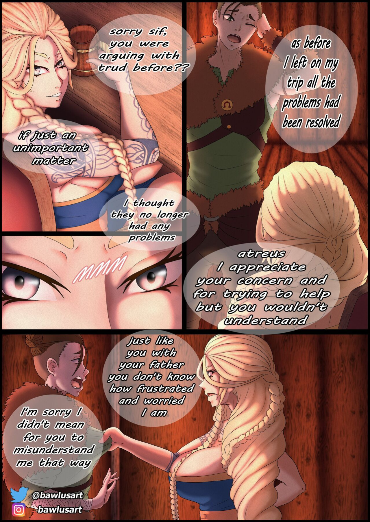 [Bawlusart] Sif's Revenge (God of War)