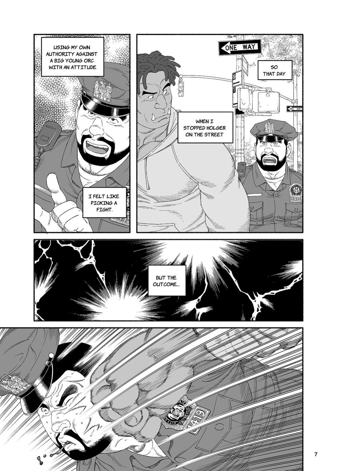 [Tagame Gengoroh] B.S.B. Big Sir's Bitches : Cop - The Case of Chris Collins