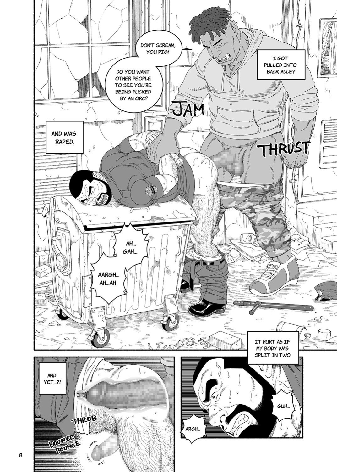 [Tagame Gengoroh] B.S.B. Big Sir's Bitches : Cop - The Case of Chris Collins