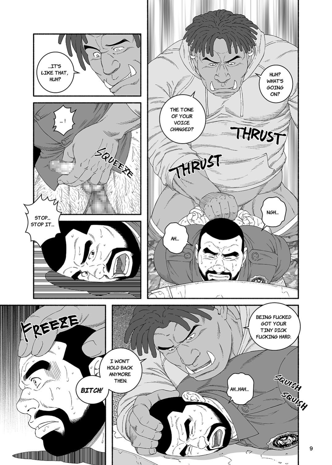 [Tagame Gengoroh] B.S.B. Big Sir's Bitches : Cop - The Case of Chris Collins