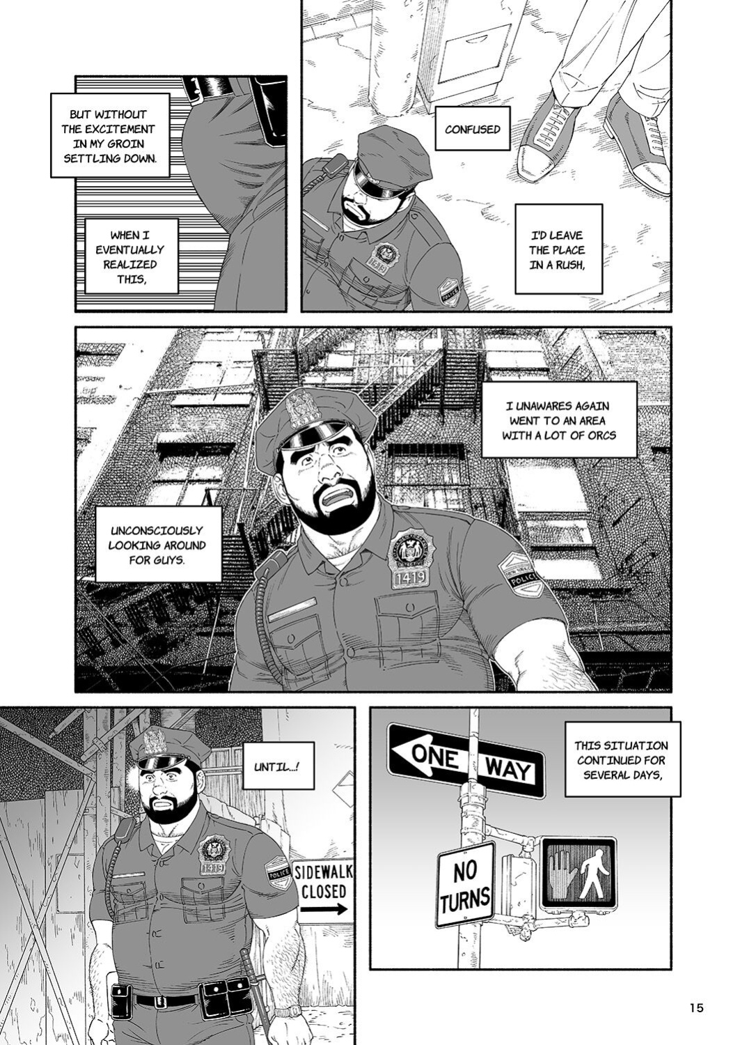 [Tagame Gengoroh] B.S.B. Big Sir's Bitches : Cop - The Case of Chris Collins