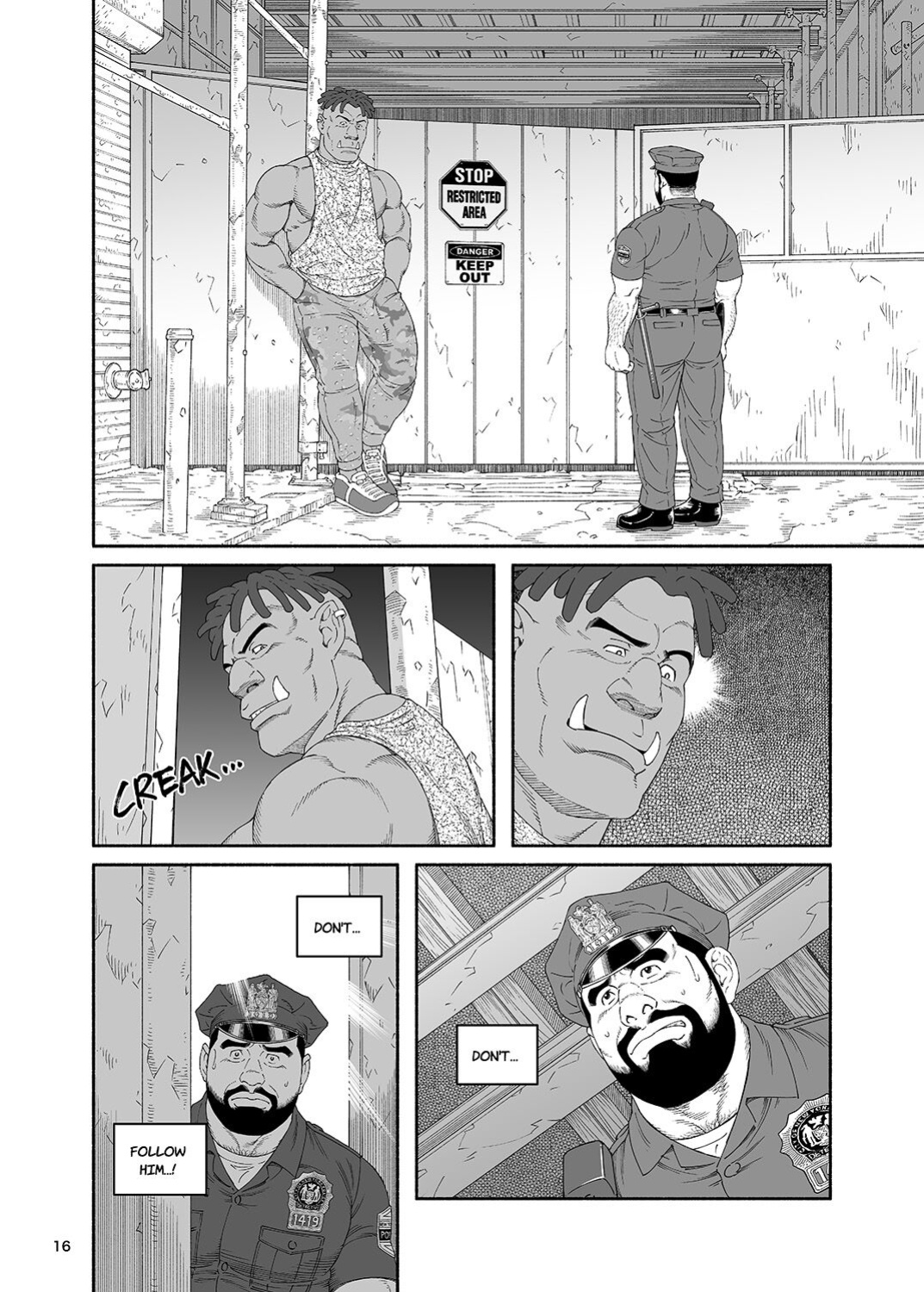 [Tagame Gengoroh] B.S.B. Big Sir's Bitches : Cop - The Case of Chris Collins