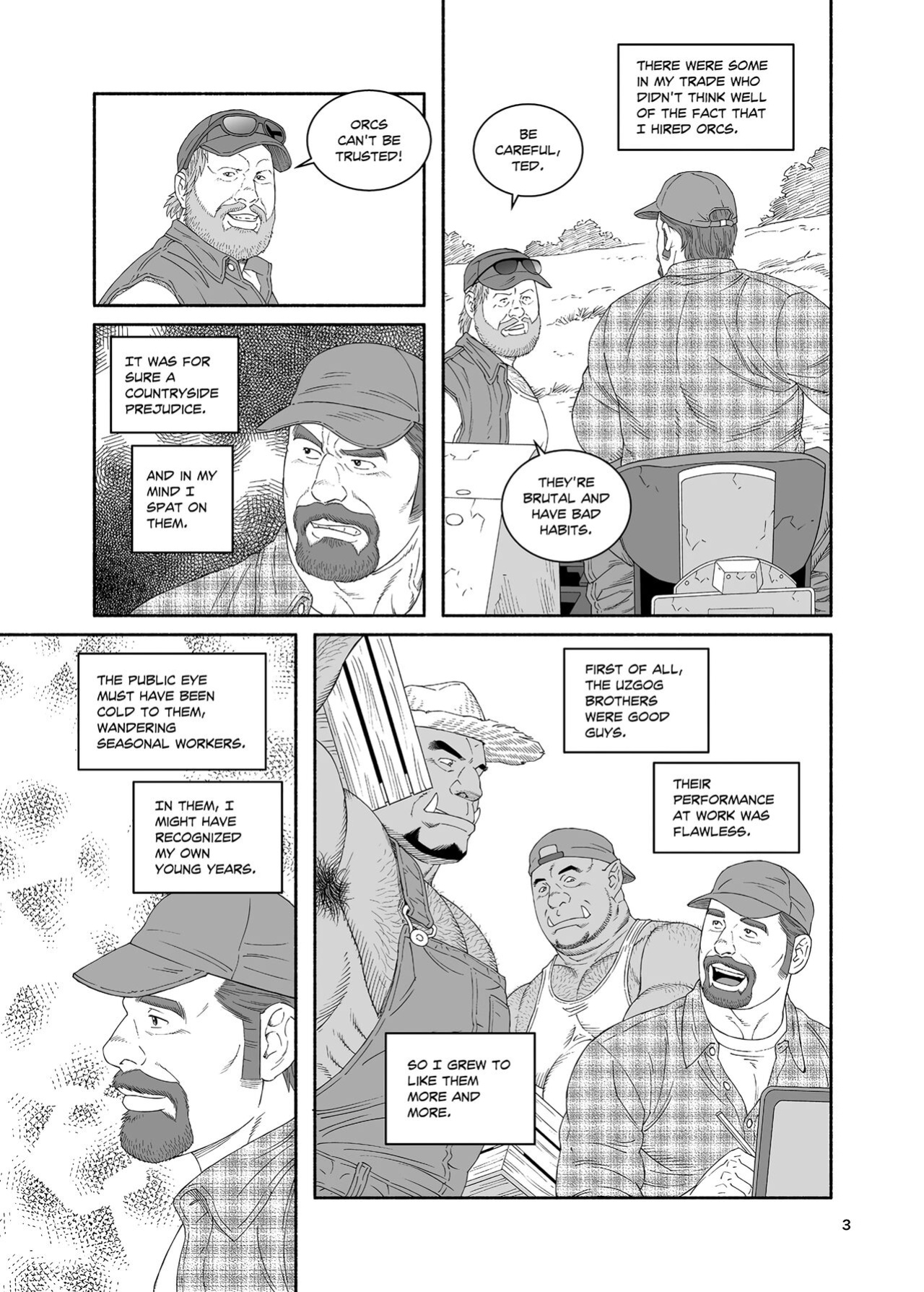 [Tagame Gengoroh] B.S.B. Big Sir's Bitches : A Farmer - In the Case of Ted Sterling