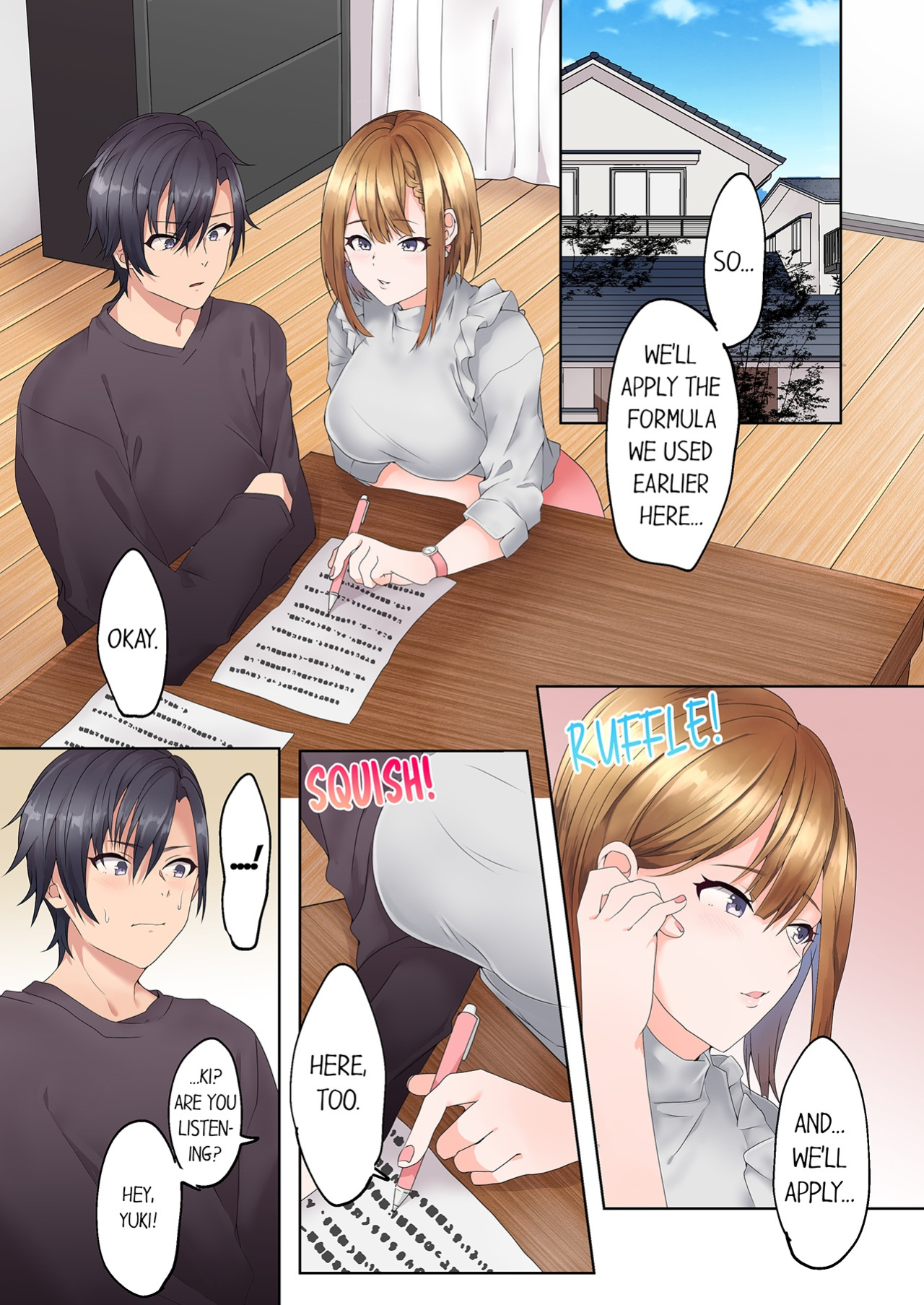[Himino] Katei Kyoushi no Yuuwaku Sex "Gomu... Nakunaru made Tsukaou ne" 1 | My Private Tutor's Tempting Sex - "Let's Do It To Our Hearts' Content Until We Run Out Of Condoms" 1