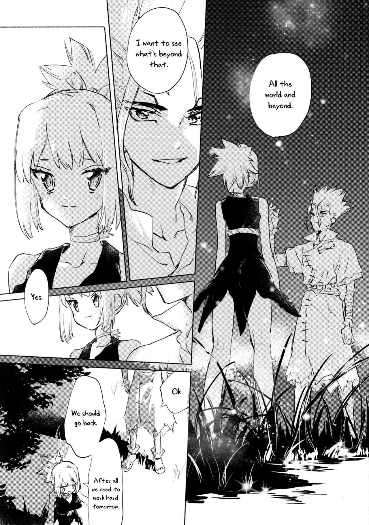 (The ROCK 2) [tcnc (Serizawa Nae)] Sekki Sekai de Mabushii Natsu (Dr. STONE) [Uncle Bane]