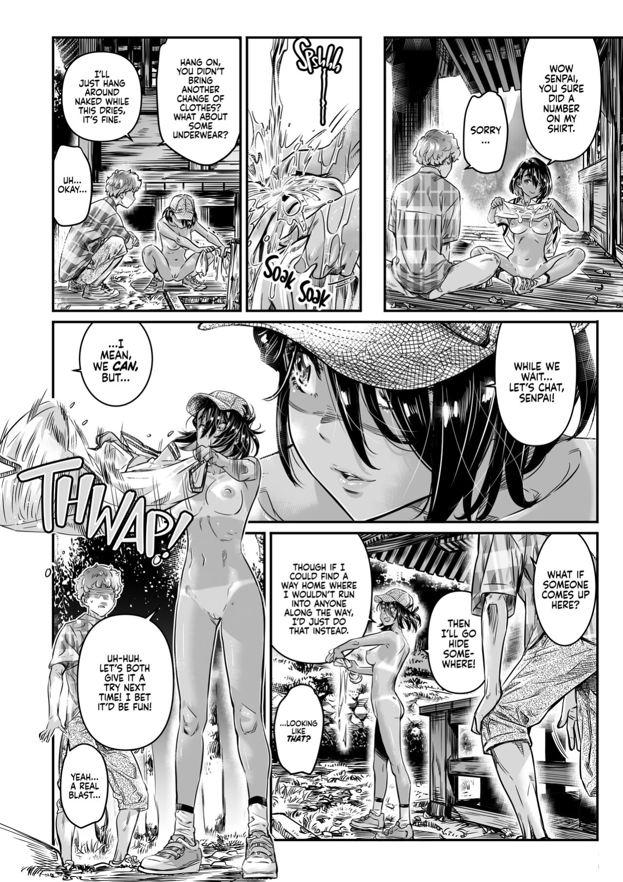 [Burning Shimai (MARUTA)] The Tanlined Town Bike Has Set Her Perverted Exhibitionist Sights on Her Virgin Senpai [2d-market.com]