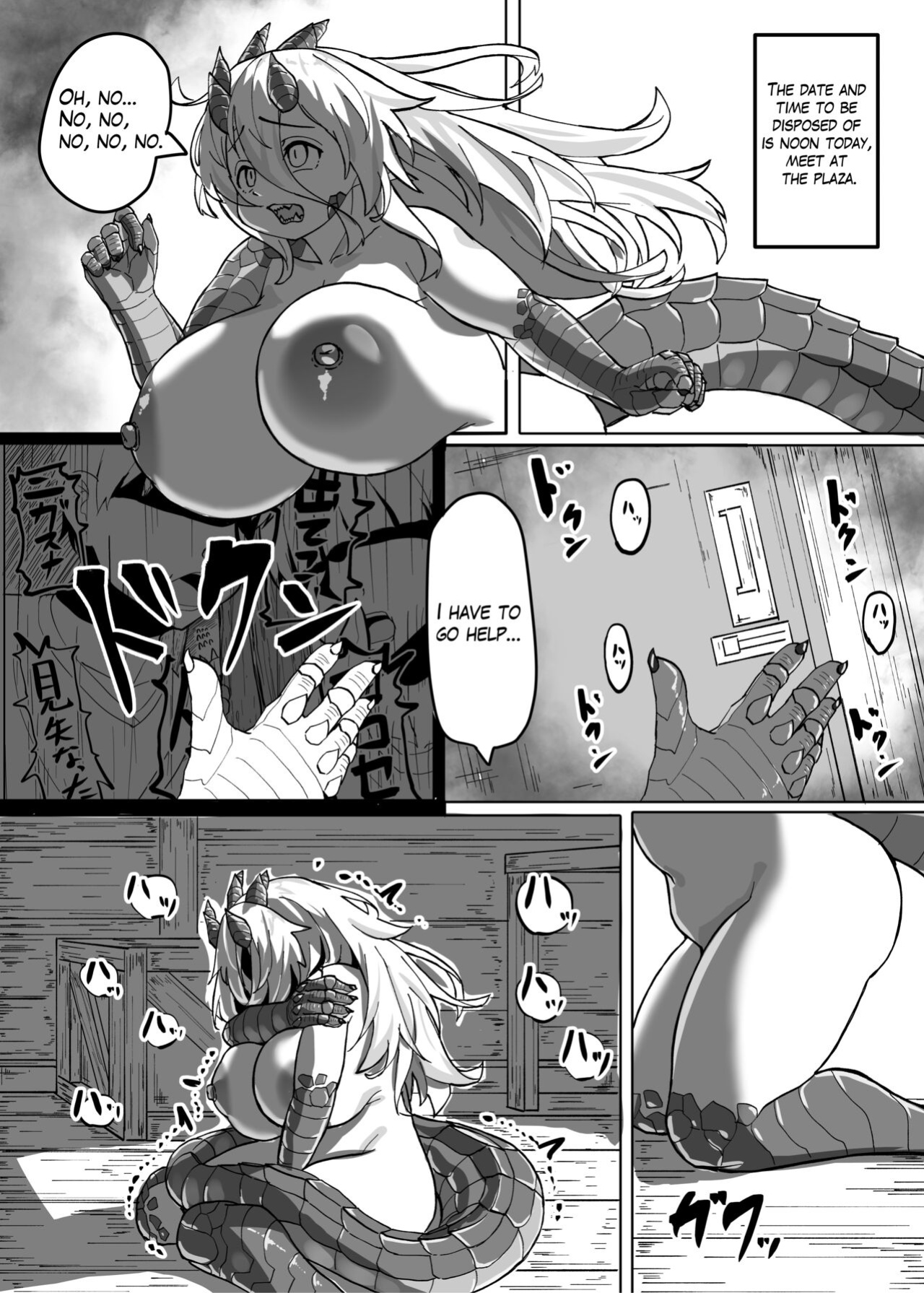 [Saikutsu Kichi (Kagarimachi Konatsu)] Because That Night Was The Happiest They've Ever Been - Persecuted Dragon Girl and an Assassin at His Limit Forget Human Speech and Have Beastly Sex