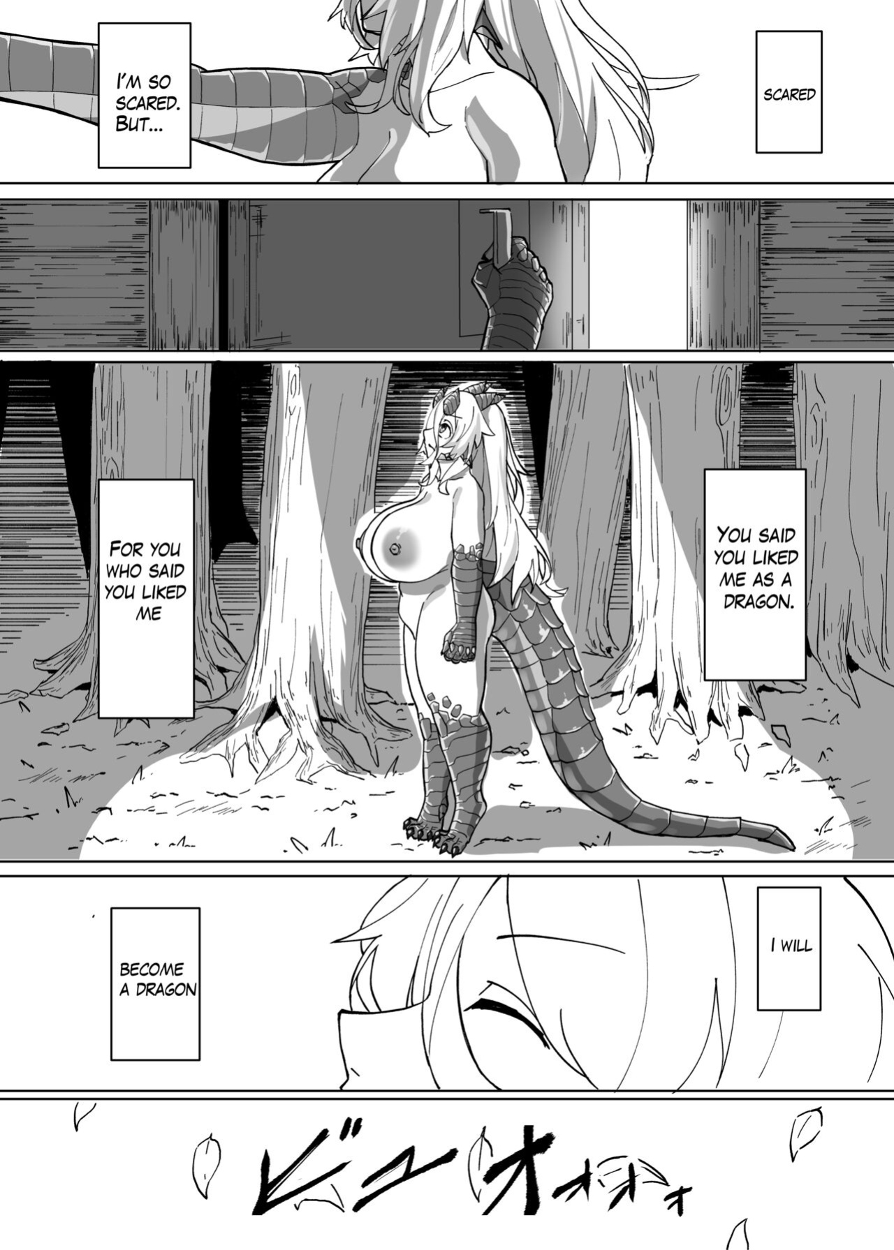 [Saikutsu Kichi (Kagarimachi Konatsu)] Because That Night Was The Happiest They've Ever Been - Persecuted Dragon Girl and an Assassin at His Limit Forget Human Speech and Have Beastly Sex