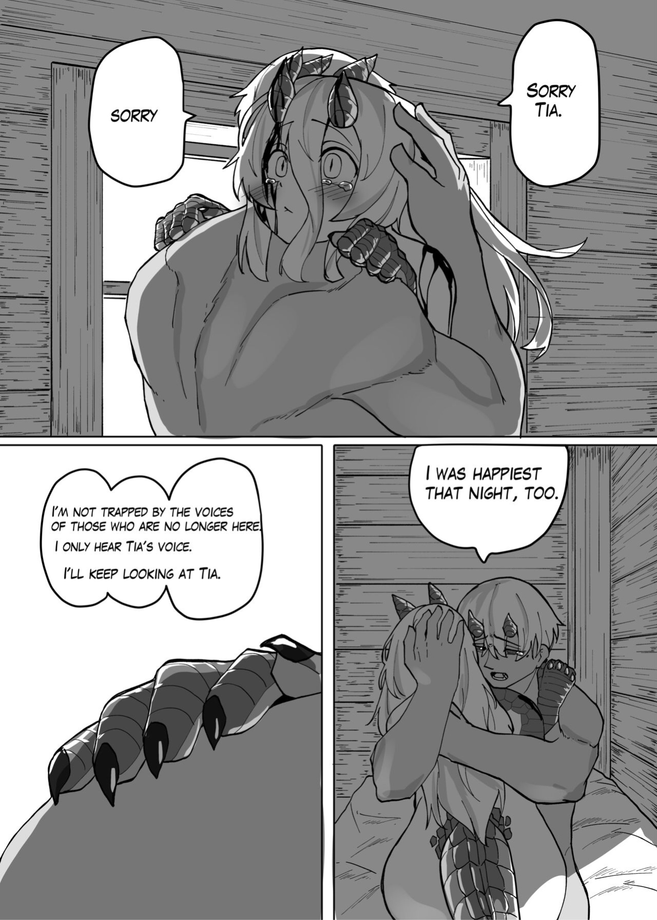 [Saikutsu Kichi (Kagarimachi Konatsu)] Because That Night Was The Happiest They've Ever Been - Persecuted Dragon Girl and an Assassin at His Limit Forget Human Speech and Have Beastly Sex