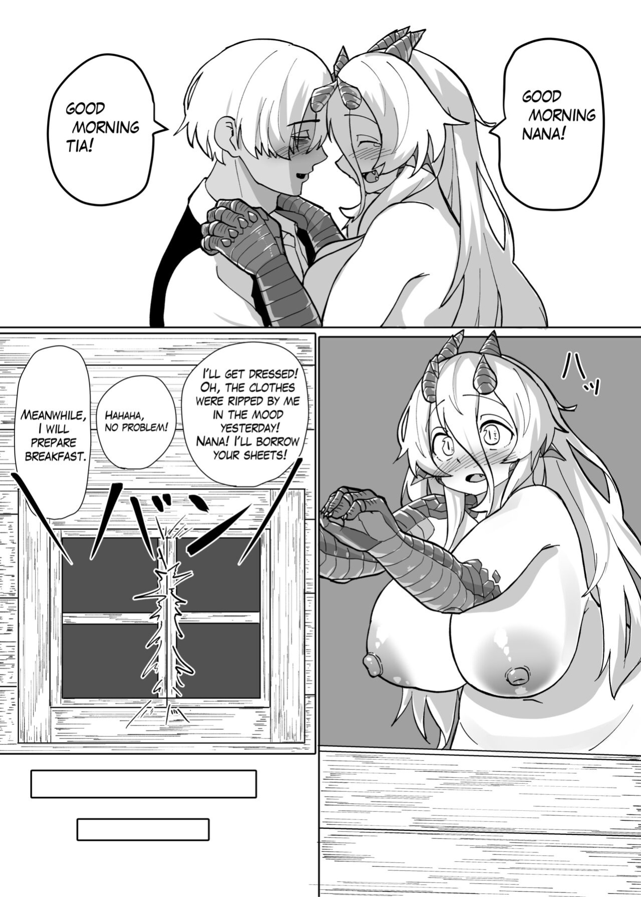 [Saikutsu Kichi (Kagarimachi Konatsu)] Because That Night Was The Happiest They've Ever Been - Persecuted Dragon Girl and an Assassin at His Limit Forget Human Speech and Have Beastly Sex