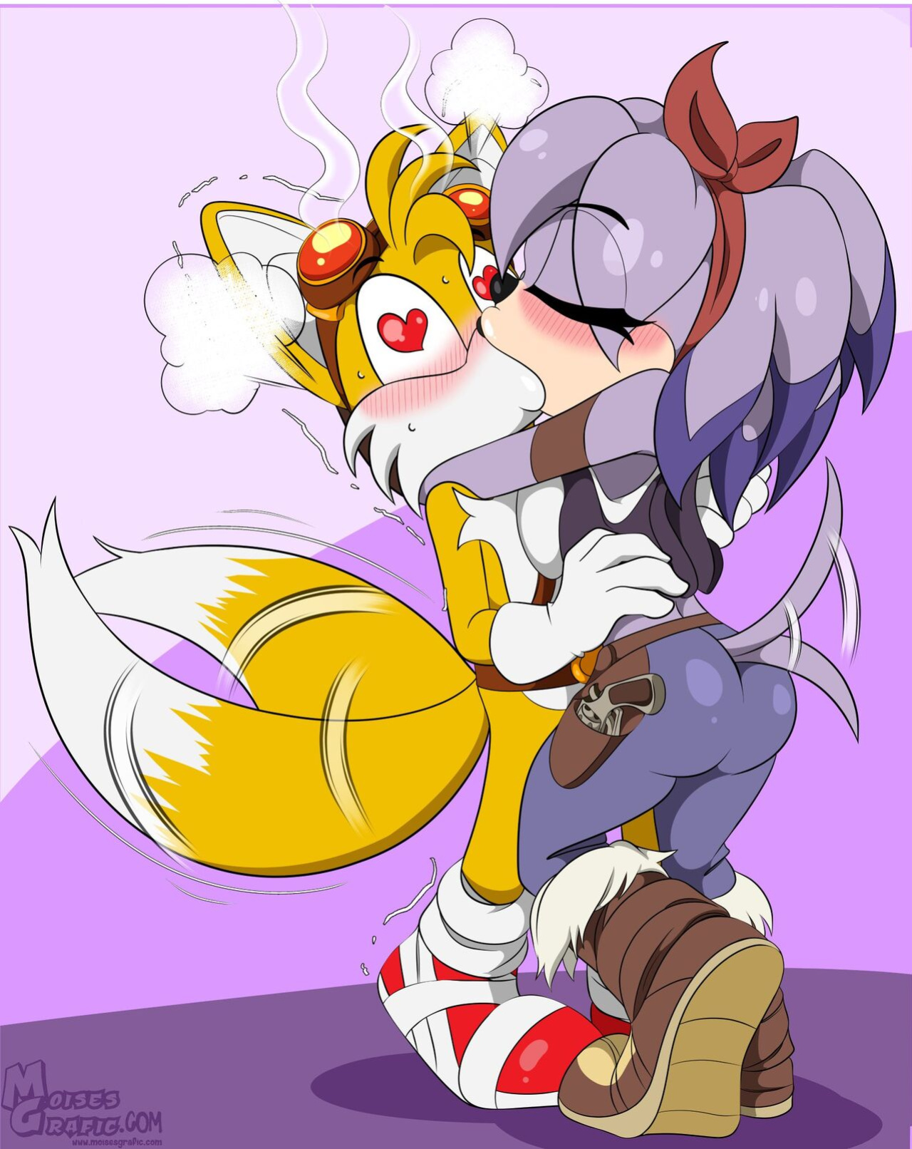 [MoisesGrafic] Kissing Tails (Sonic the Hedgehog)