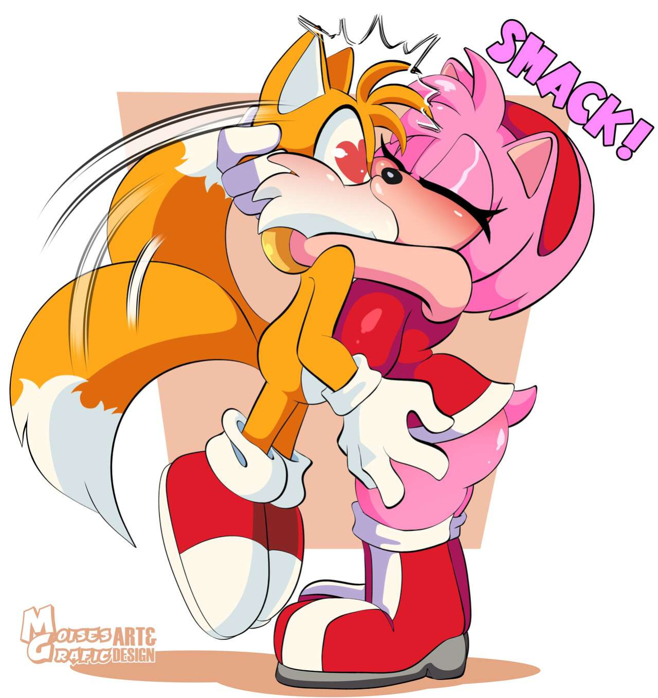 [MoisesGrafic] Kissing Tails (Sonic the Hedgehog)