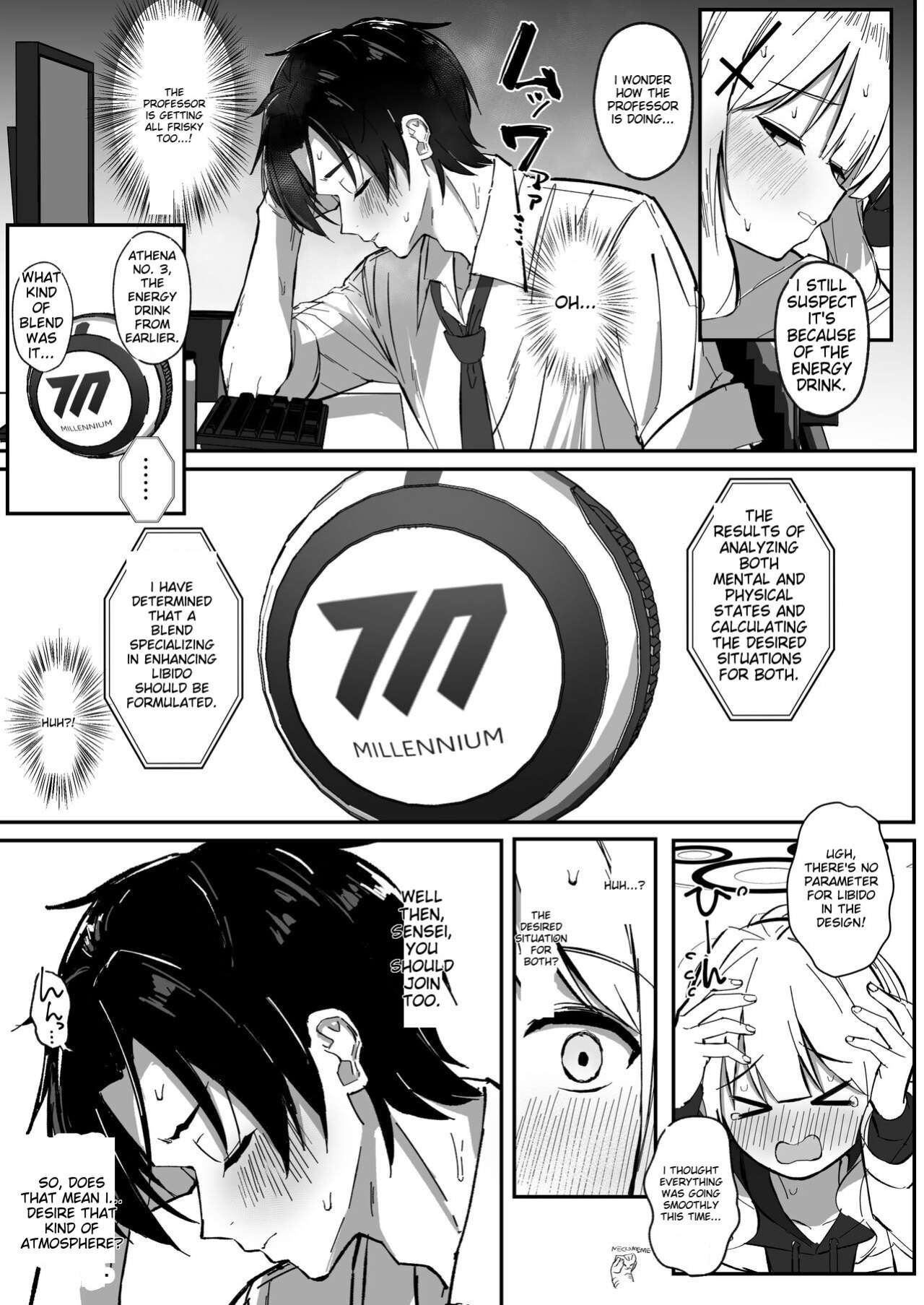 [Sakaetenai desu. (Sakae)] Energy Overflow (Blue Archive) [MTL]