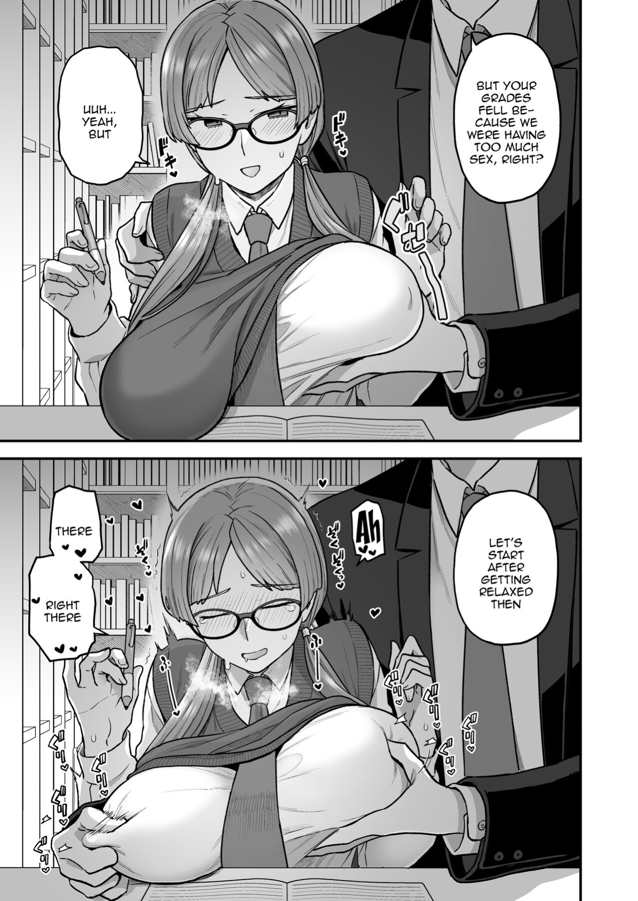 [Sayonara Hornet (Yoshiragi)] Iinchou to Mitsuda-kun no o Benkyou Kai | Study Meetup Between Mitsuda-kun And The Class President