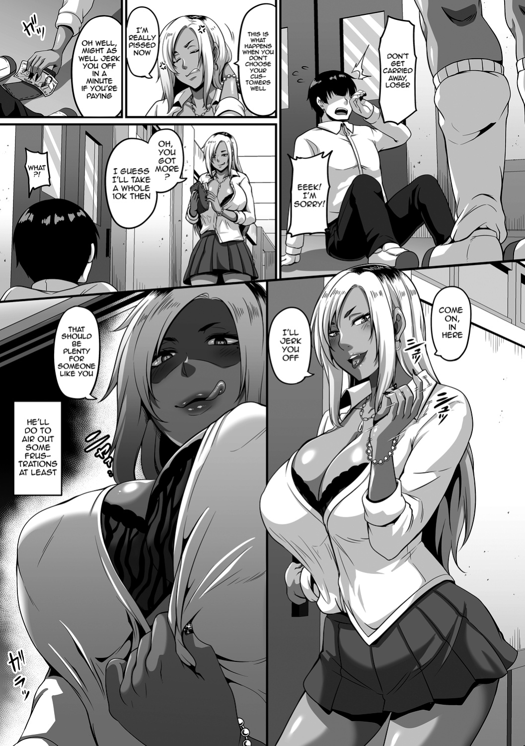 [Kazuhiro] Gal's Bitch Shijou Shugi! Ch.1-2 | Gal Bitch Supremacy Ch.1