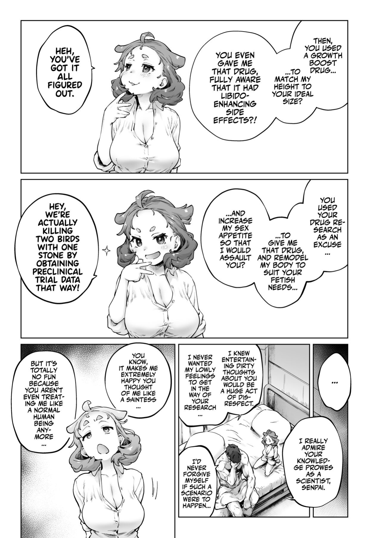 [Sago Jou (Seura Isago)] Chimikko Bakunyuu Hakase no Seiheki | A Certain Big-Bazonga'd Small Scientist's KINK! [Team Rabu2]
