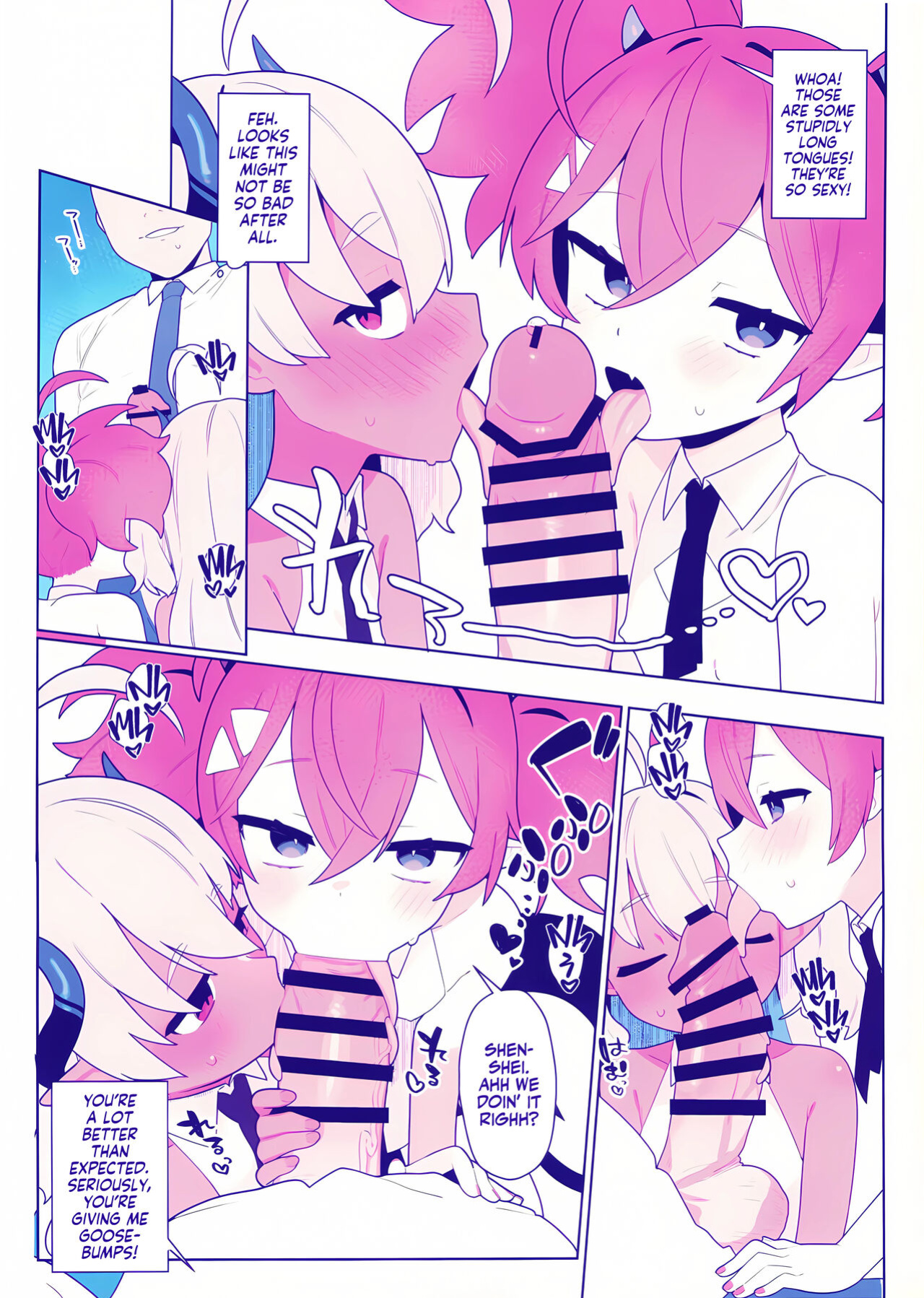 (Sensei no Archive 10) [Futsuu no Tapiokaya-san (Futatsu no Peanuts)] Osaborikaijyuu (Blue Archive) | Hooky Monsters [Team Rabu2]