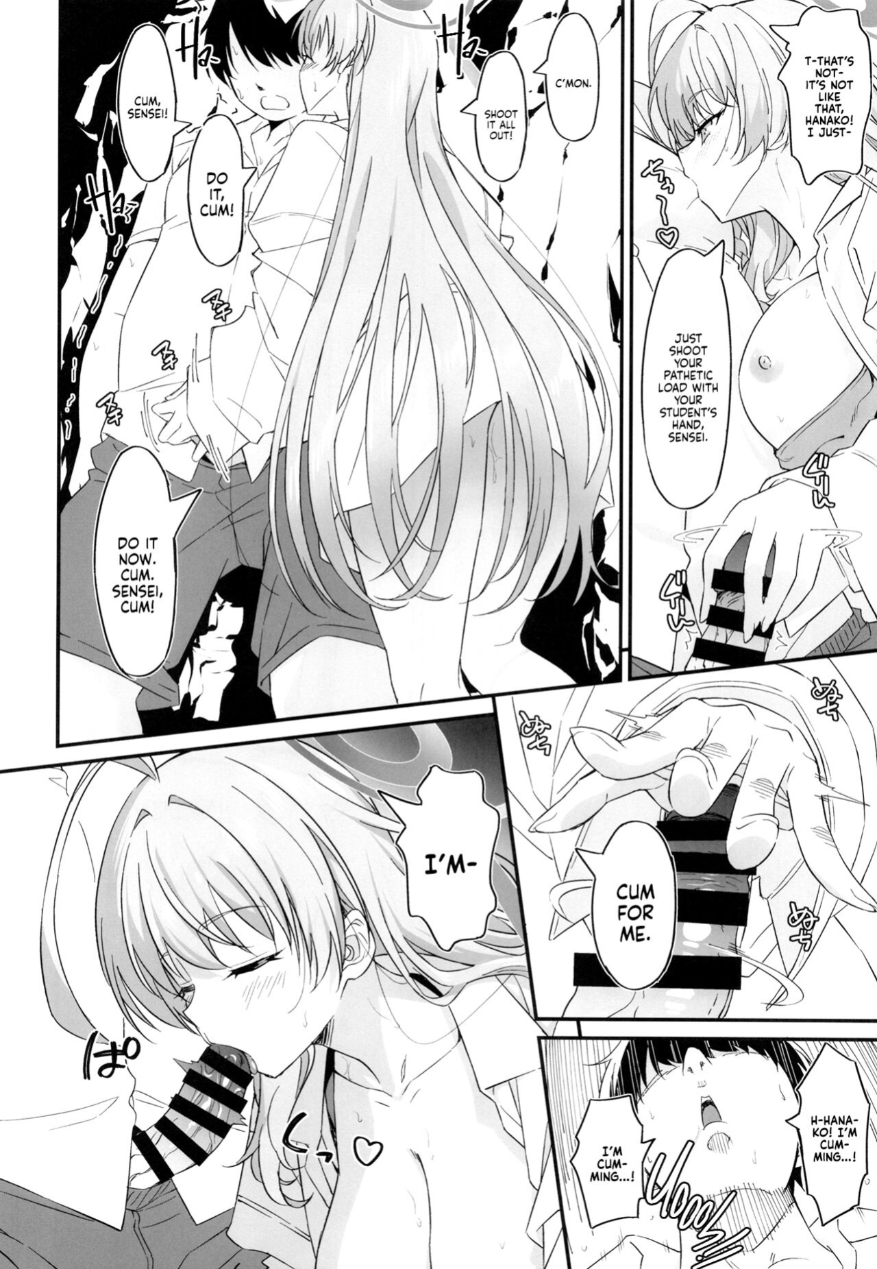[AERODOG (inu)] Handjob Helper Hanako | Onanie Supporter Hanako (Blue Archive) [Bikkie Biter]