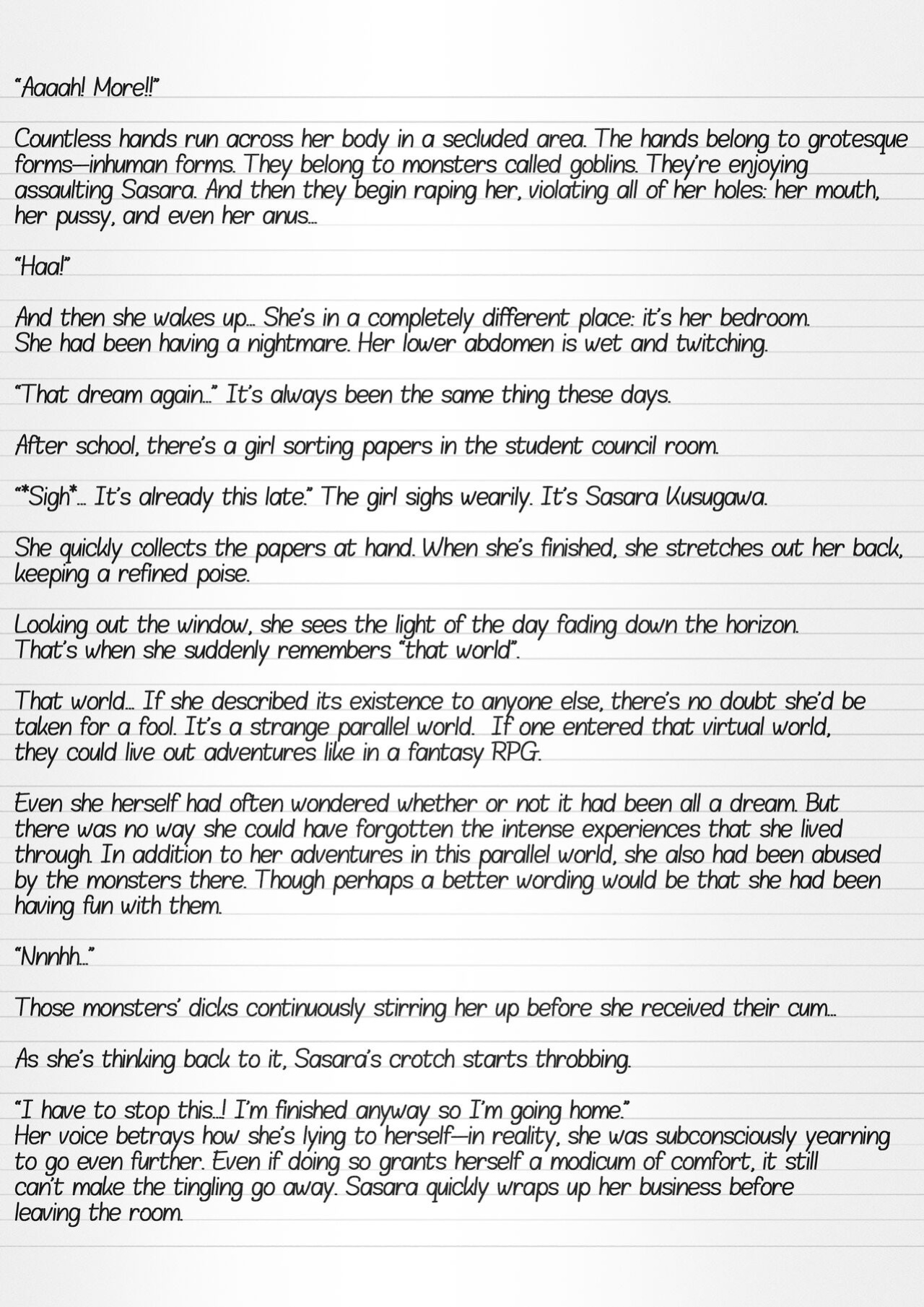 [Tiba-Santi (Misuke)] Misuke's Short Stories 12 - Sasara & The Homeless (ToHeart2 Dungeon Travelers)