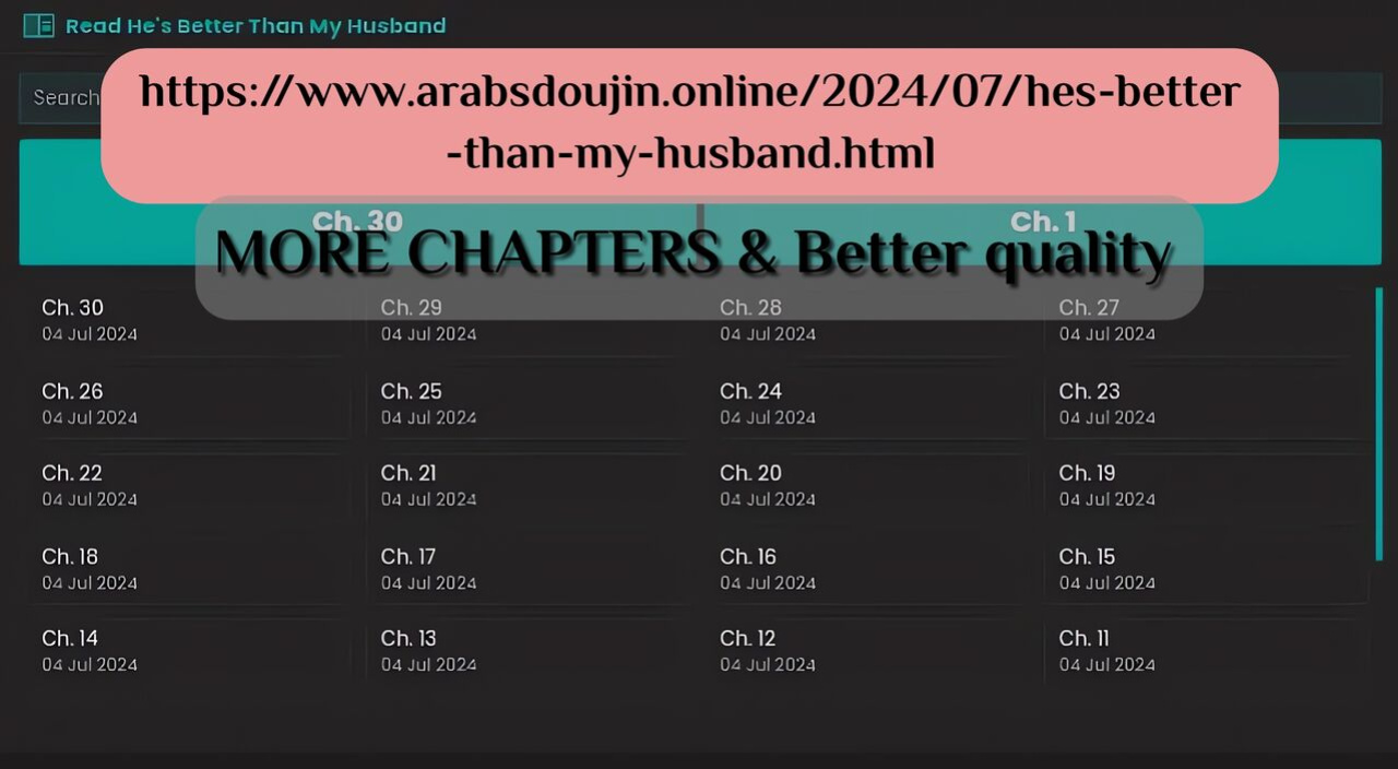 He's Better Than My Husband (ch1-3)