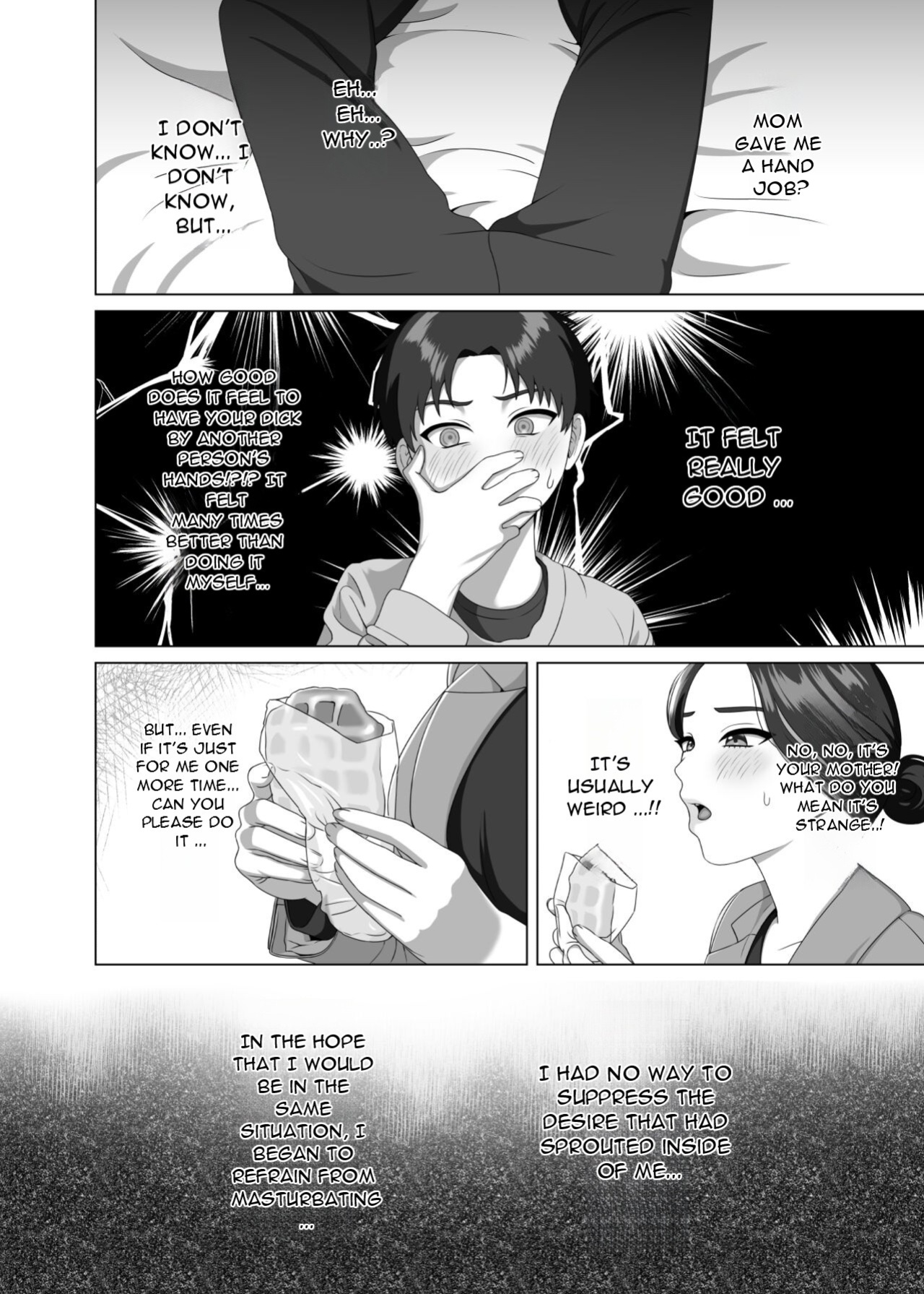 [GABUGABU (GABURI)] Musuko no Asadachi ni Doki Doki Shichau Okaa-san - A mother gets excited about her son's morning erection [DarklordMTLs]