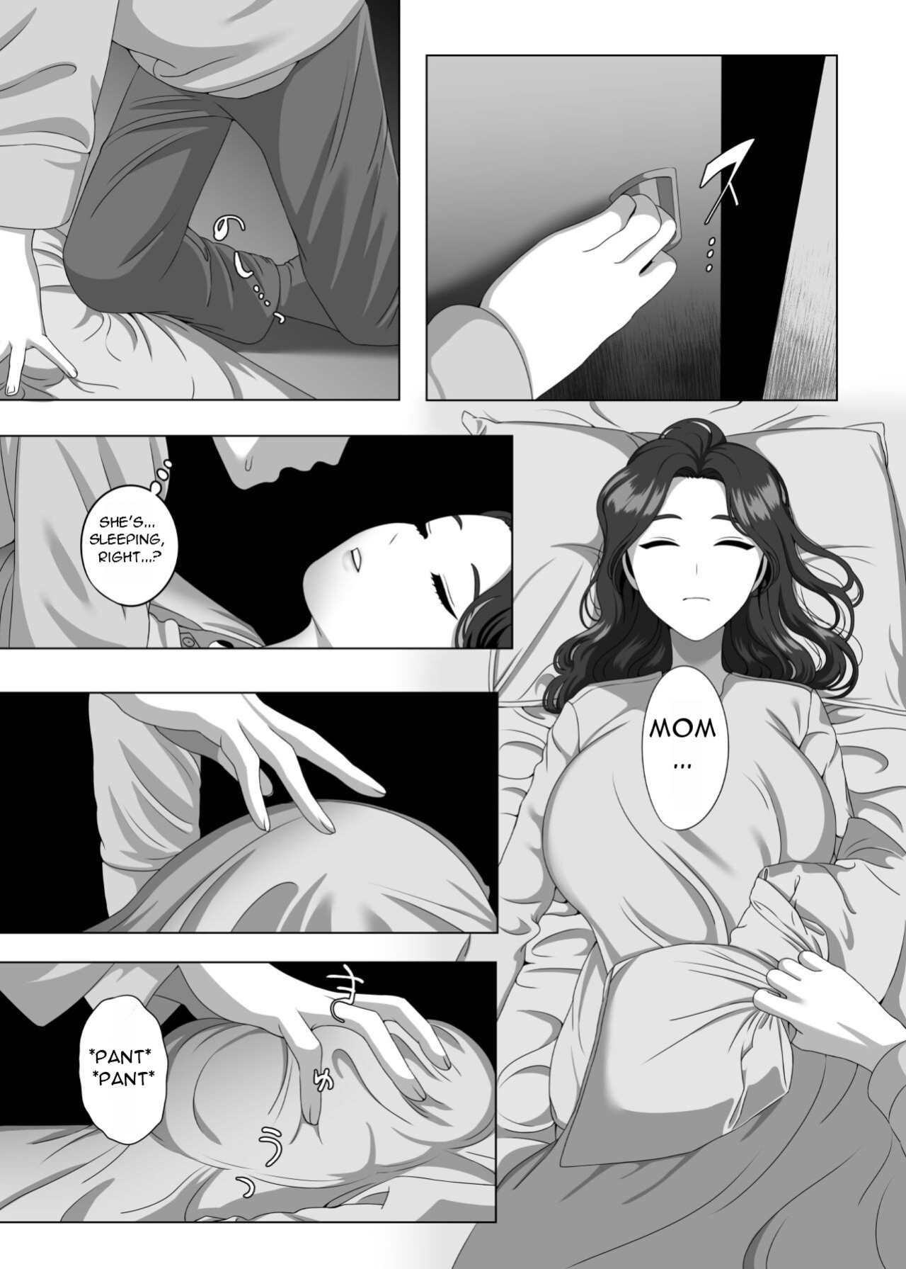 [GABUGABU (GABURI)] Musuko no Asadachi ni Doki Doki Shichau Okaa-san - A mother gets excited about her son's morning erection [DarklordMTLs]