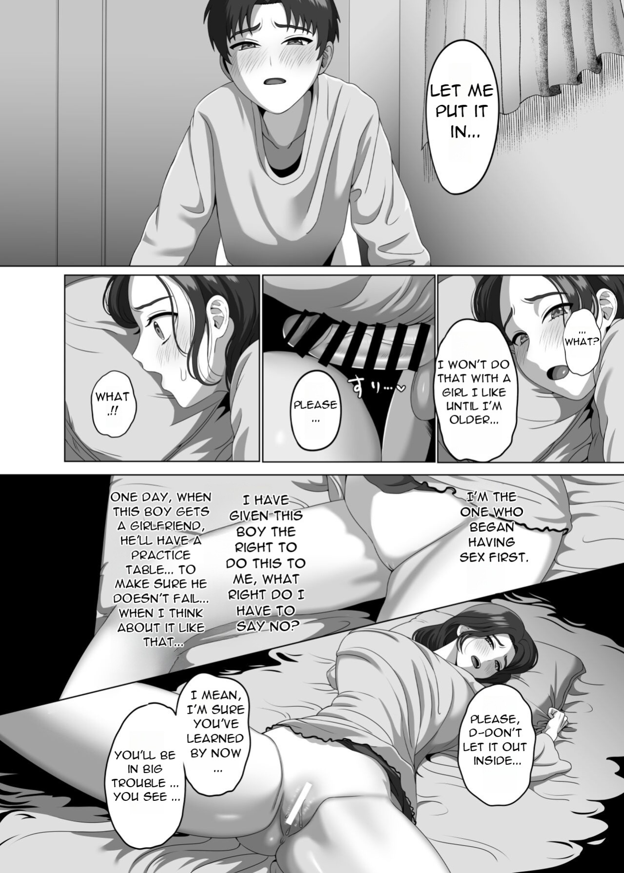 [GABUGABU (GABURI)] Musuko no Asadachi ni Doki Doki Shichau Okaa-san - A mother gets excited about her son's morning erection [DarklordMTLs]