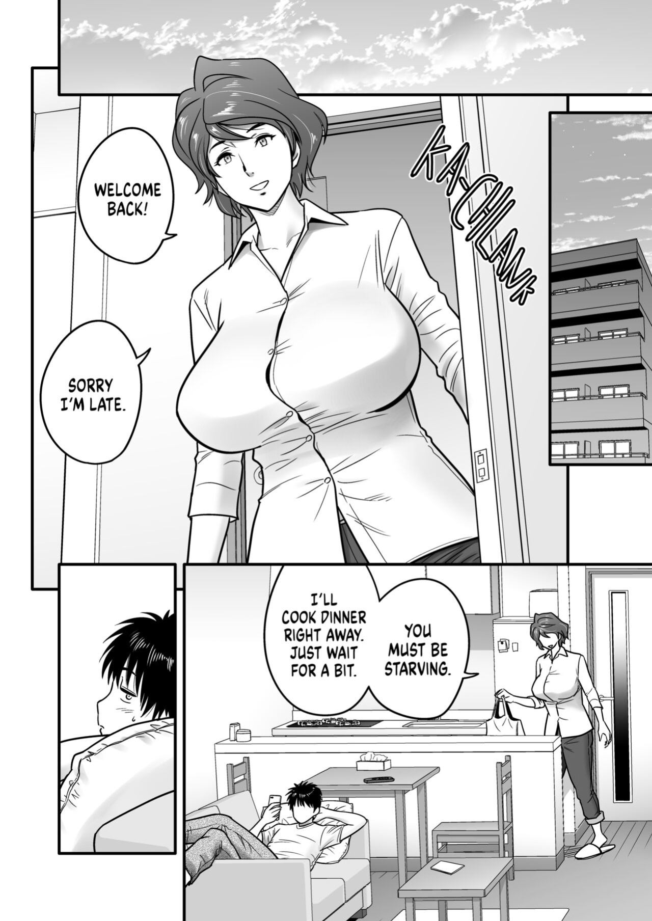 Haha ga Tomo Kano ni Natta node 1-2